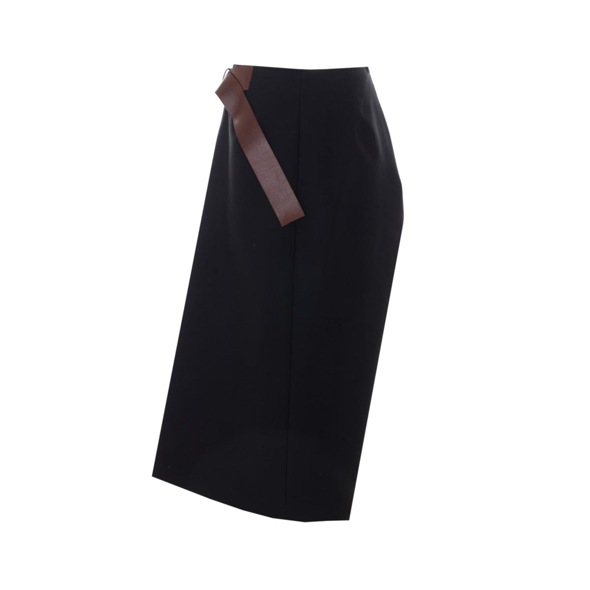 Bottega Veneta Women Grain De Poudre Asymmetrical Skirt BOTTEGA VENETA