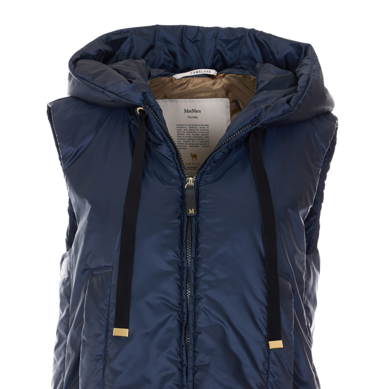 S Max Mara Women Greengo Drop-Proof Canvas Padded Vest S MAX MARA