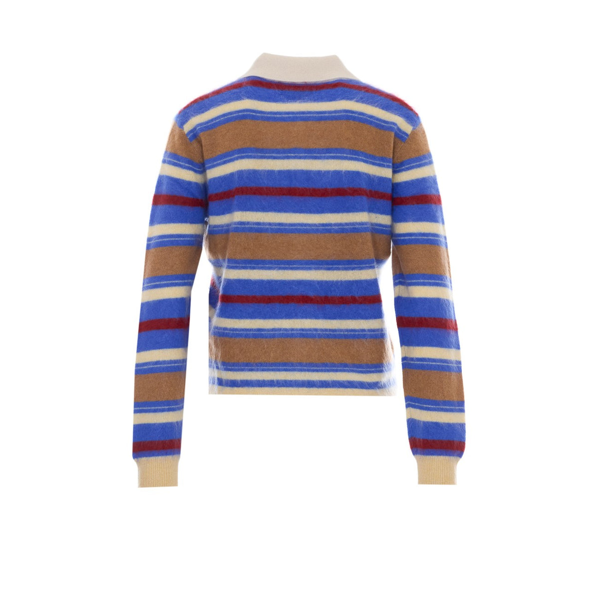 Guest In Residence Women Grizzly Cropped Rugby Polo Sweater GUEST IN RESIDENCE
