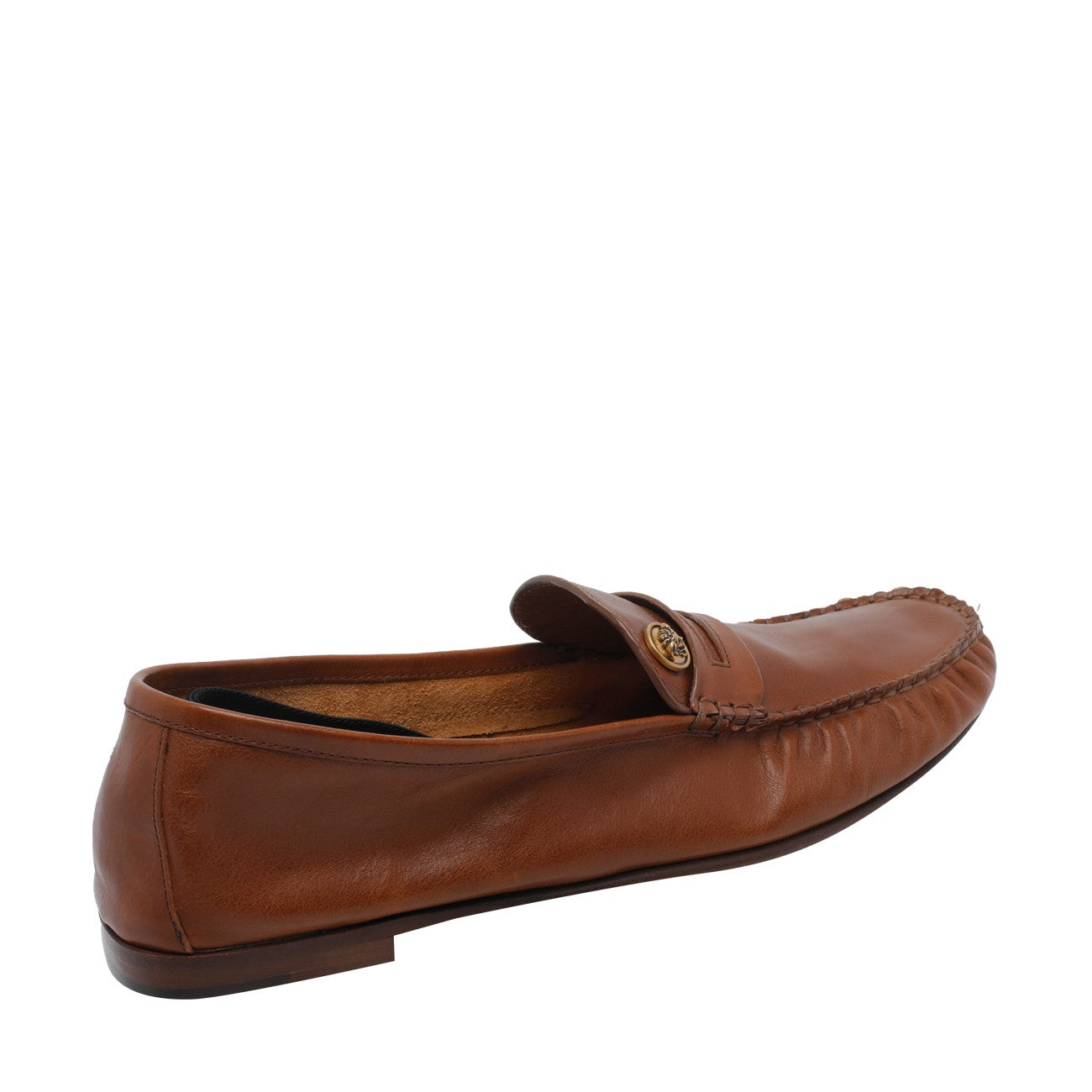 Versace Men Guanto Leather Loafers VERSACE