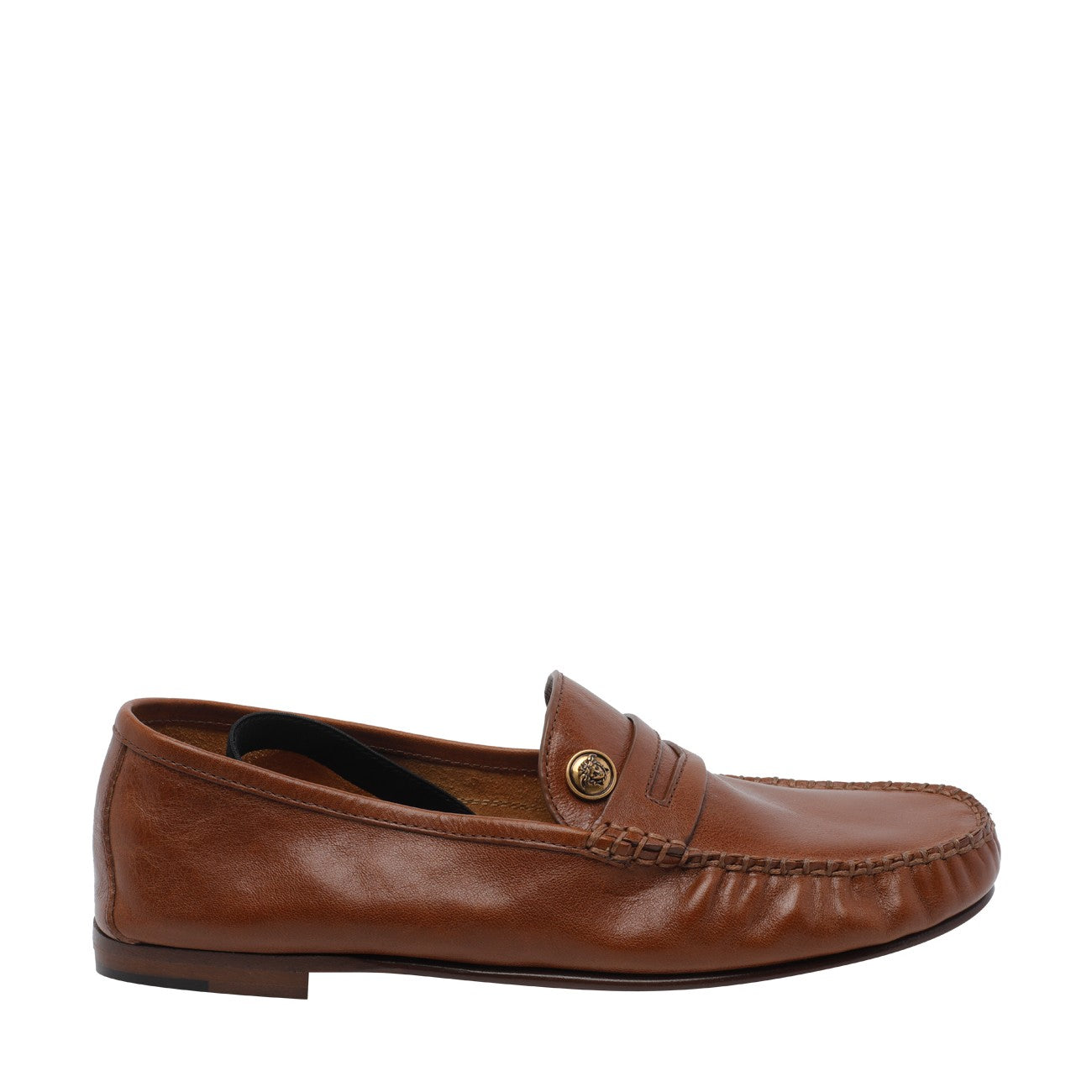 Versace Women Guanto Leather Loafers VERSACE