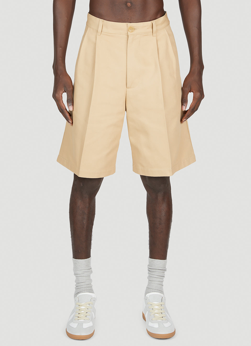 Gucci Men Folded Pleat Shorts GUCCI