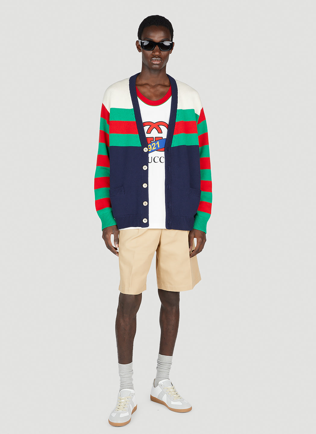 Gucci Men Folded Pleat Shorts GUCCI