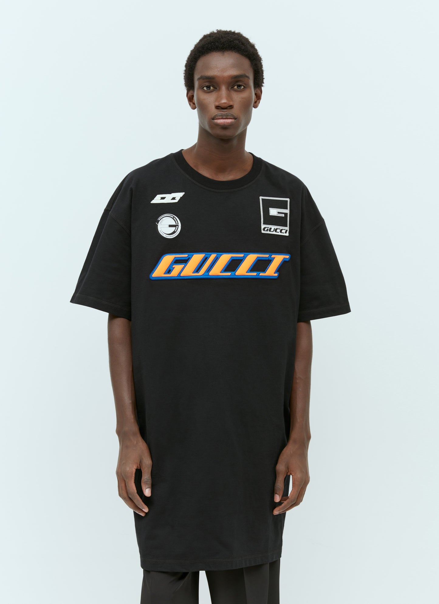 Gucci Men Logo Emblems T-Shirt GUCCI