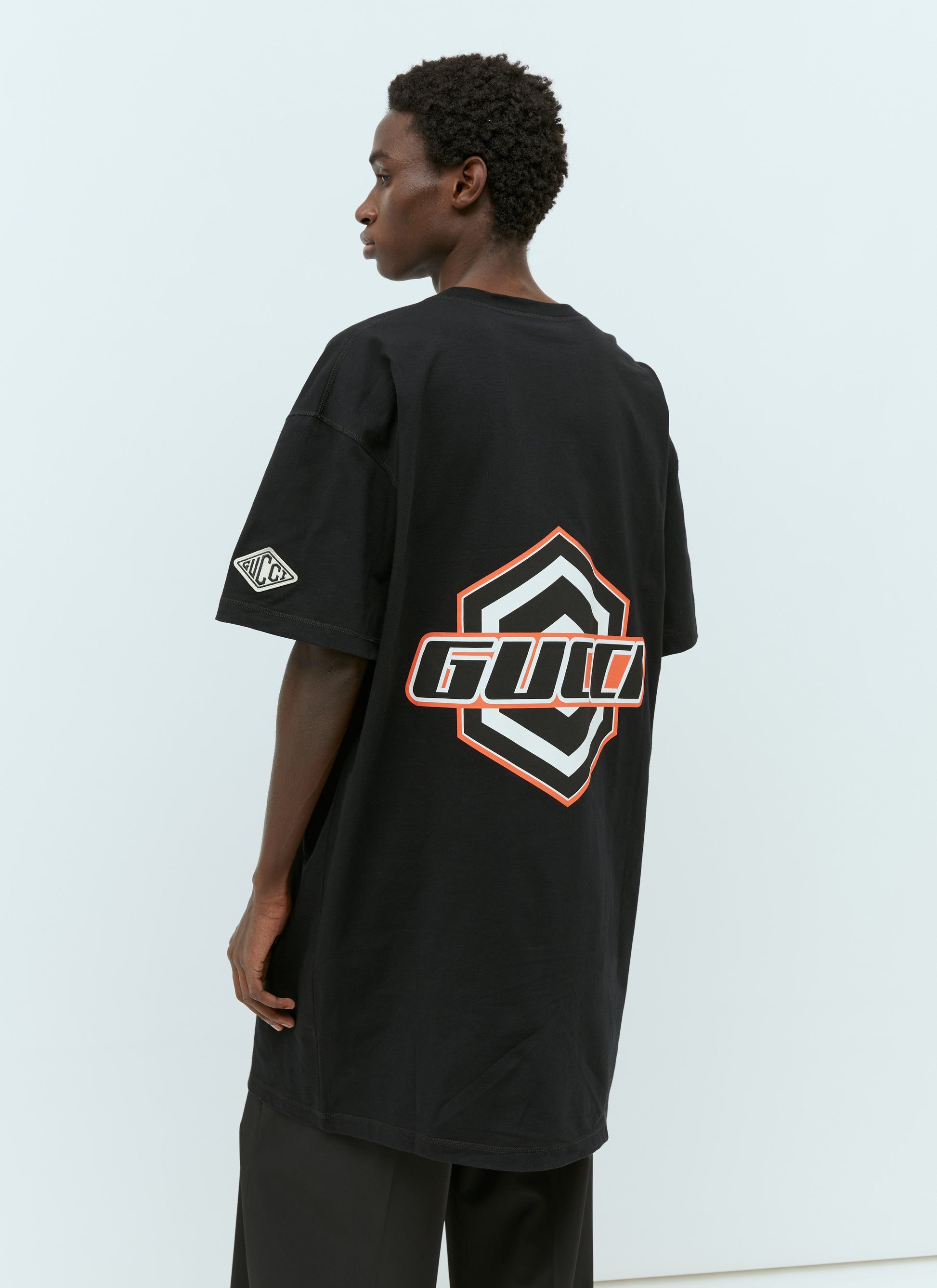 Gucci Men Logo Emblems T-Shirt GUCCI