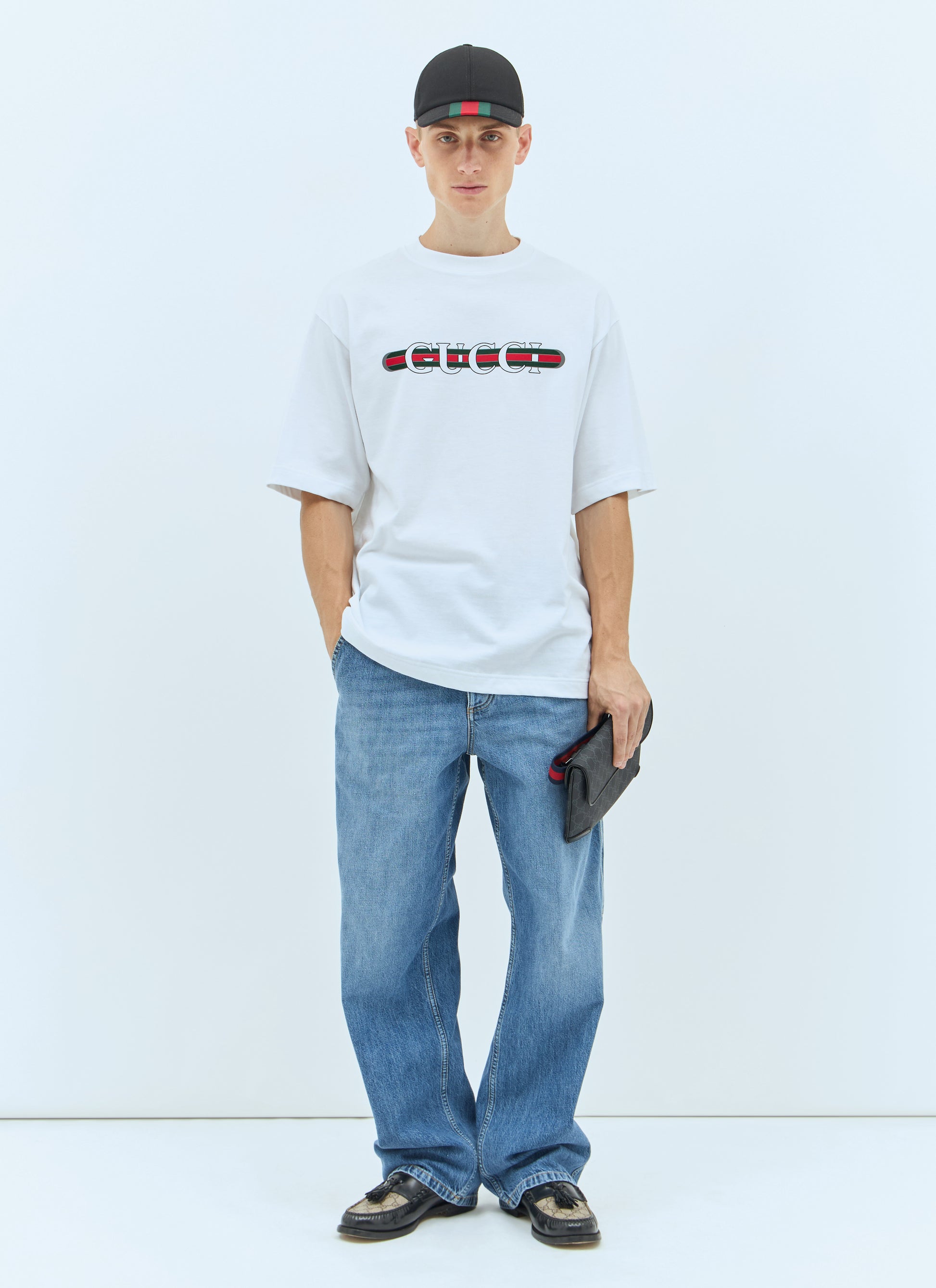 Gucci Men Logo Print T-Shirt GUCCI