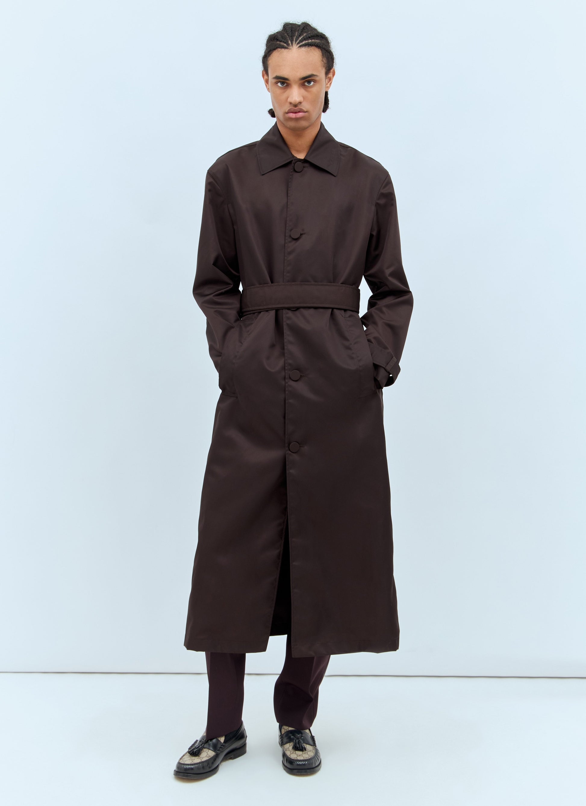 Gucci Men Gabardine Coat GUCCI