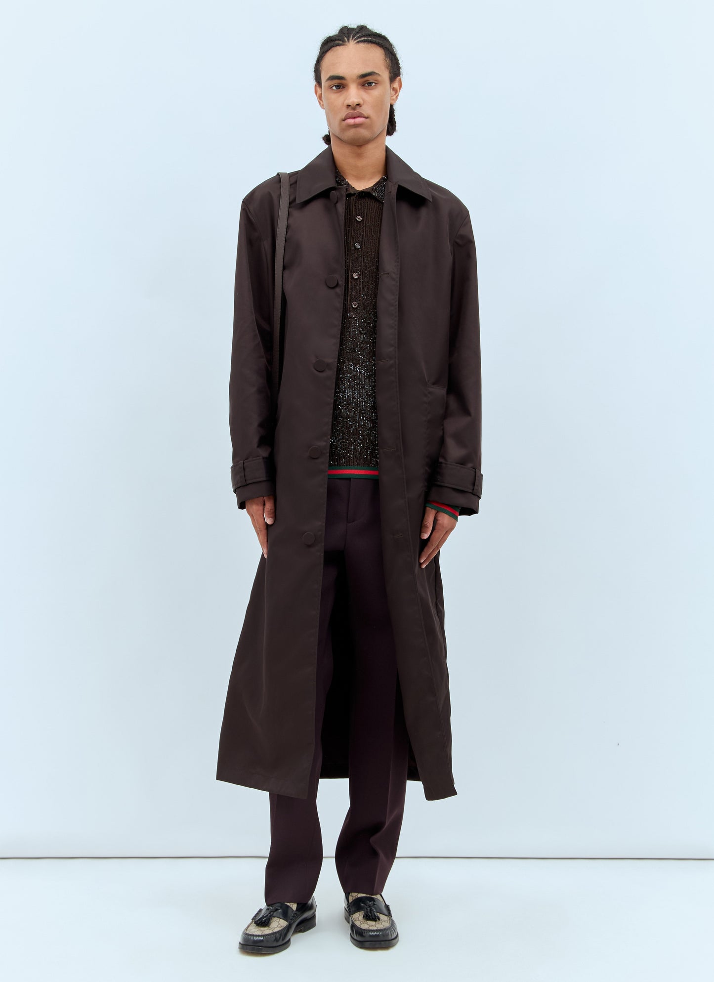 Gucci Men Gabardine Coat GUCCI