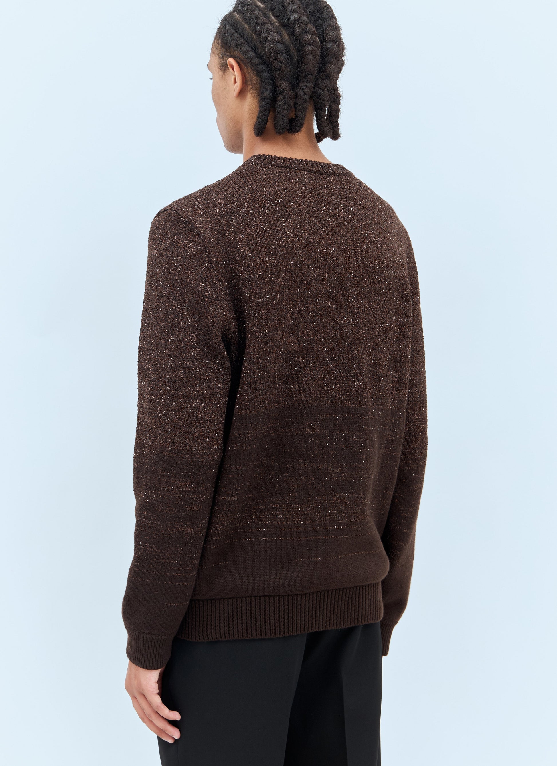 Gucci Men Sequin Crewneck Sweater GUCCI