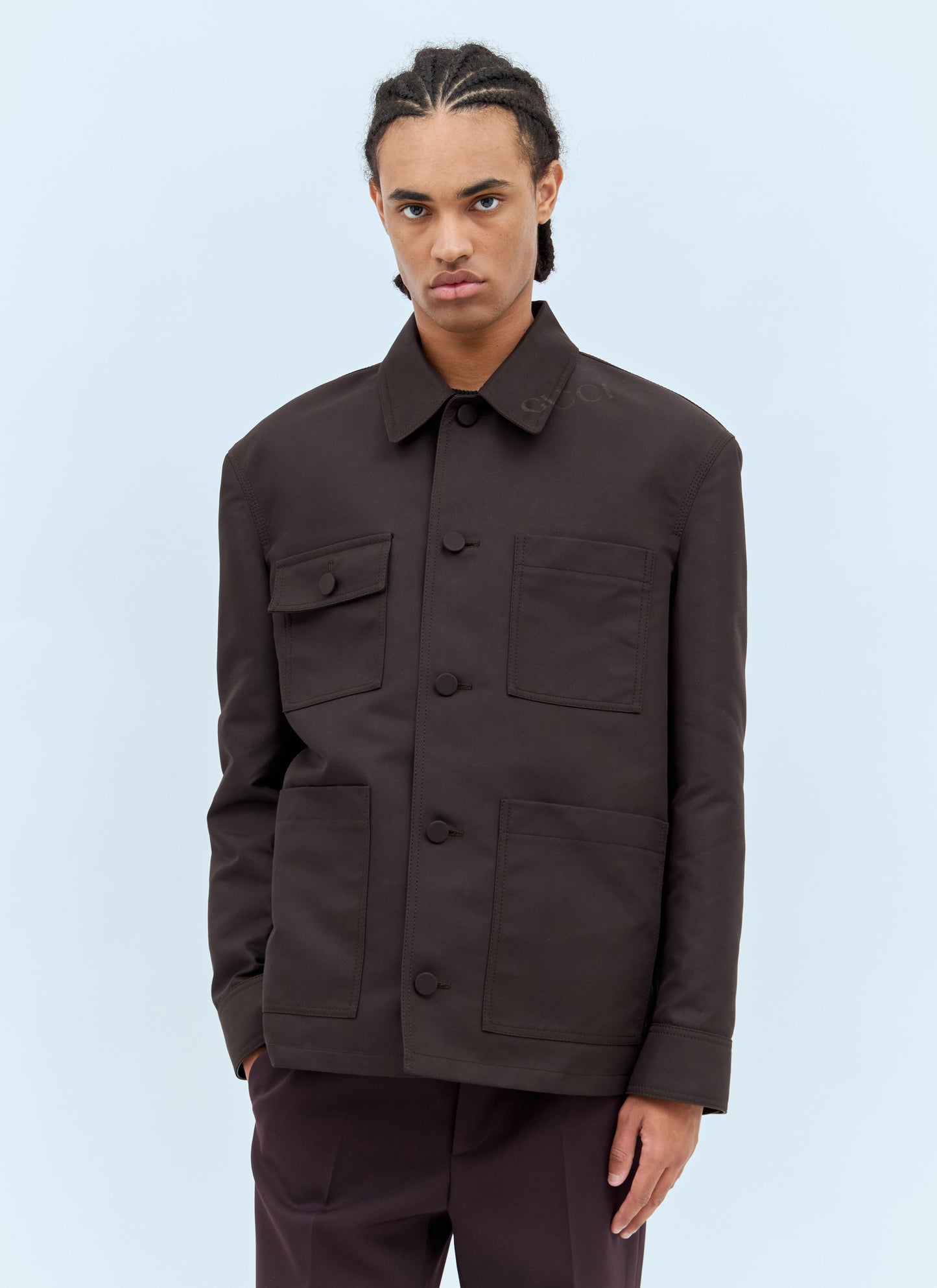 Gucci Men Technical Cotton-Blend Jacket GUCCI