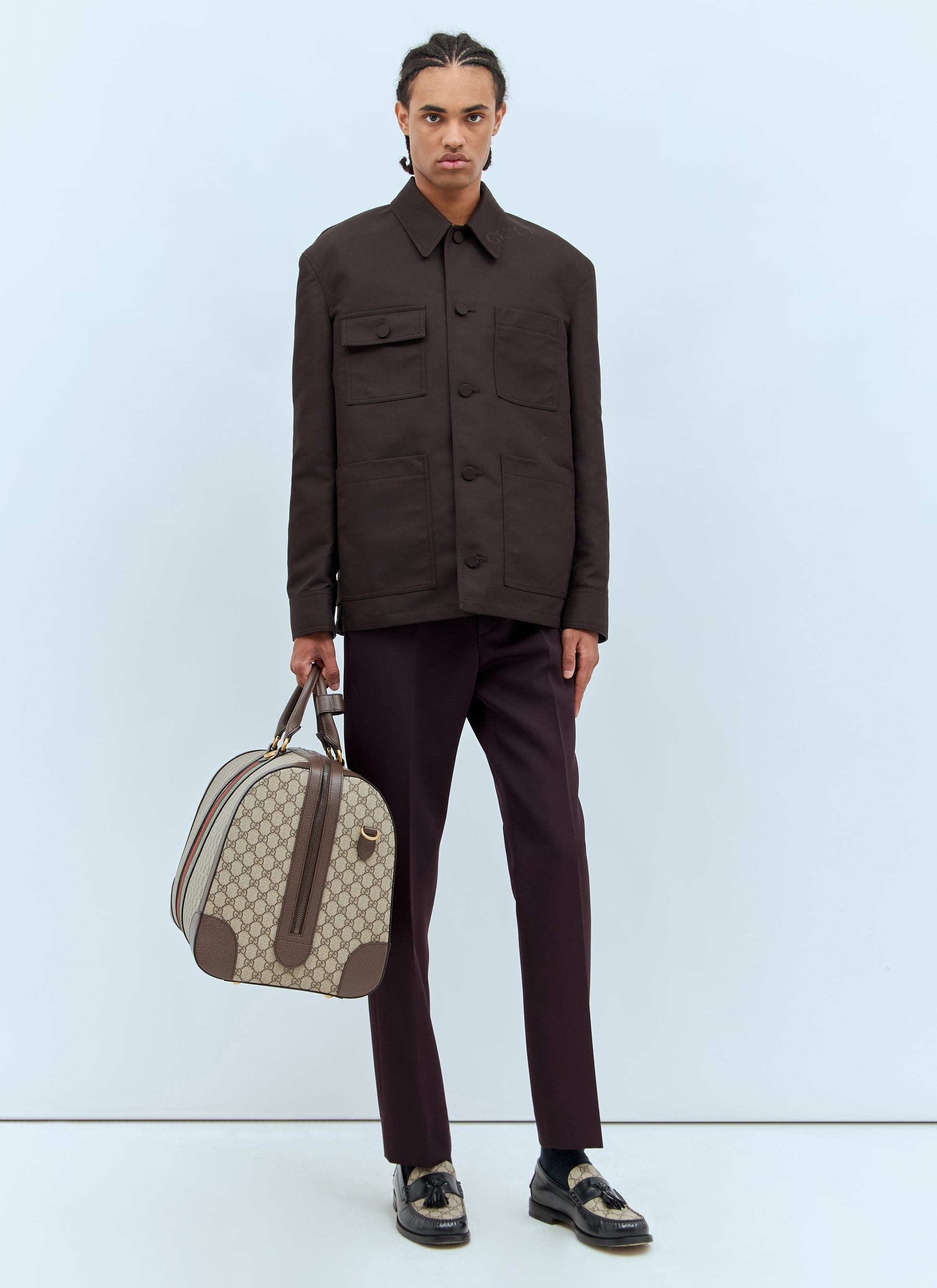 Gucci Men Technical Cotton-Blend Jacket GUCCI