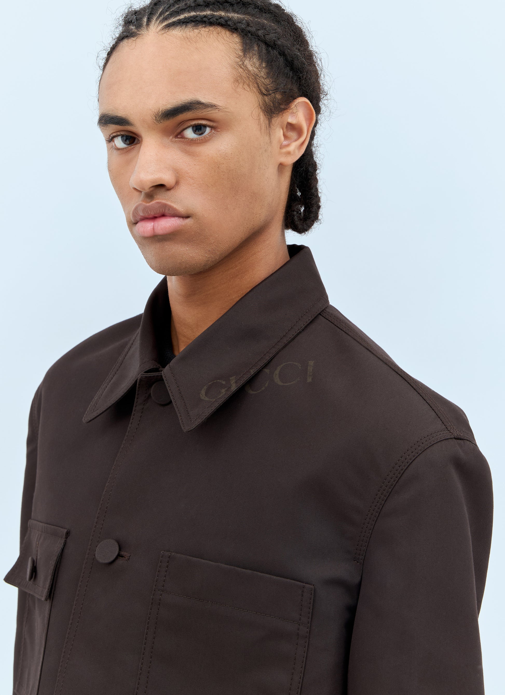 Gucci Men Technical Cotton-Blend Jacket GUCCI
