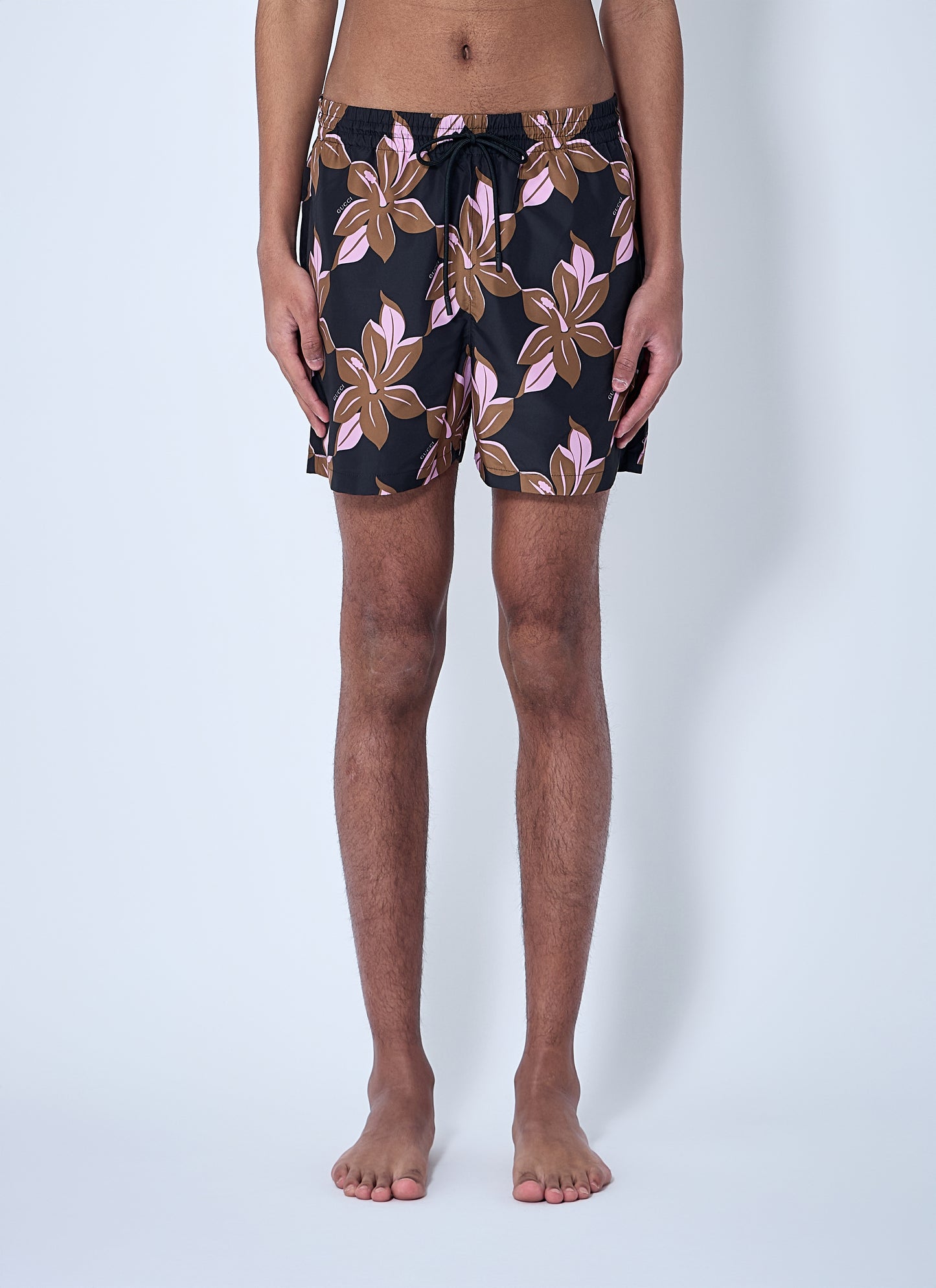 Gucci Men Printed Poplin Swim Shorts GUCCI