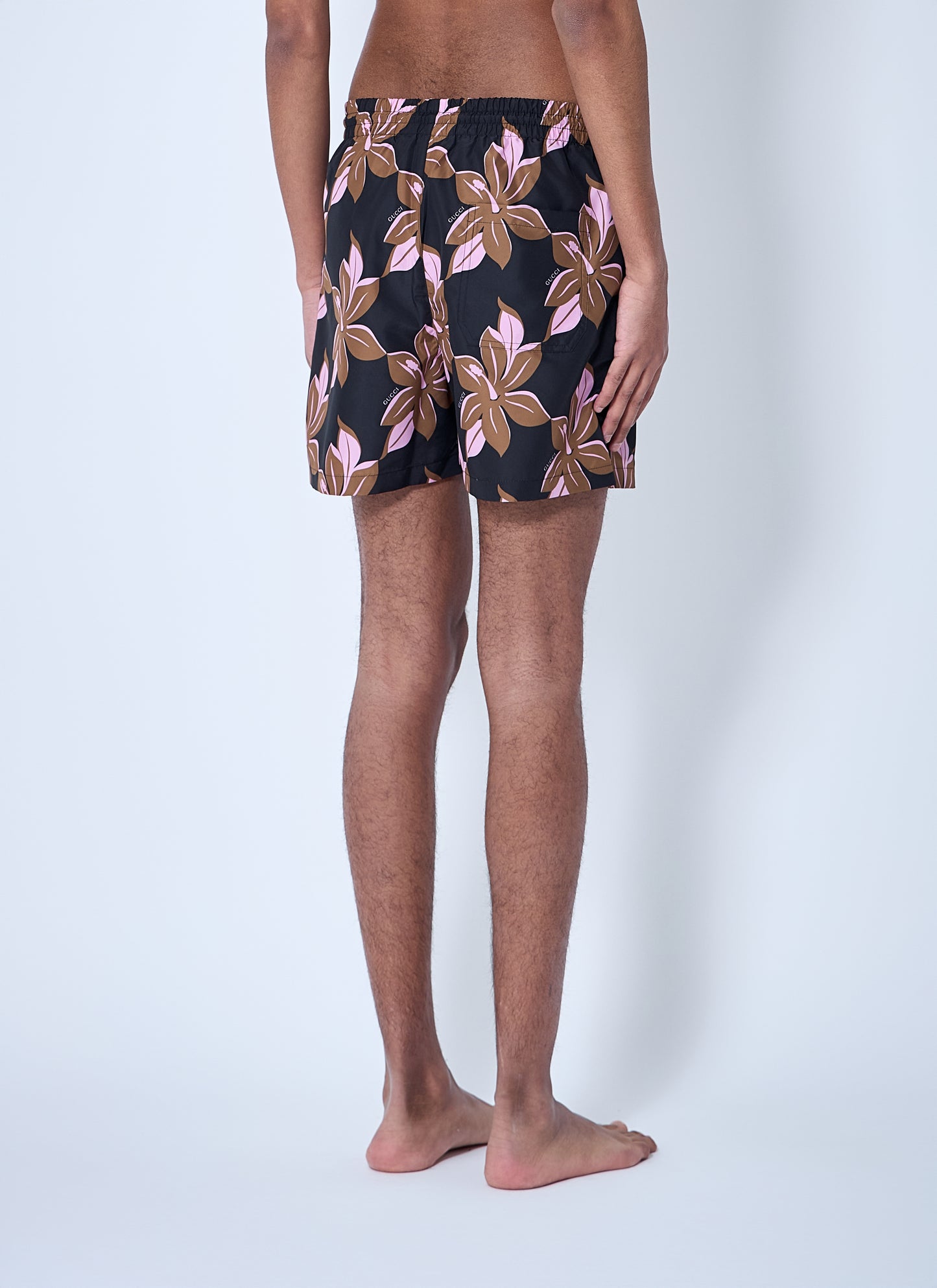Gucci Men Printed Poplin Swim Shorts GUCCI