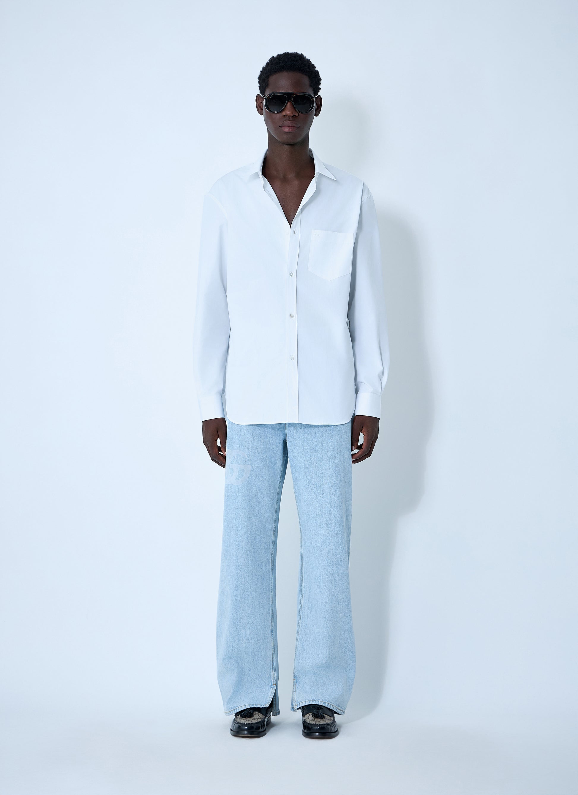 Gucci Men Button-Down Shirt GUCCI