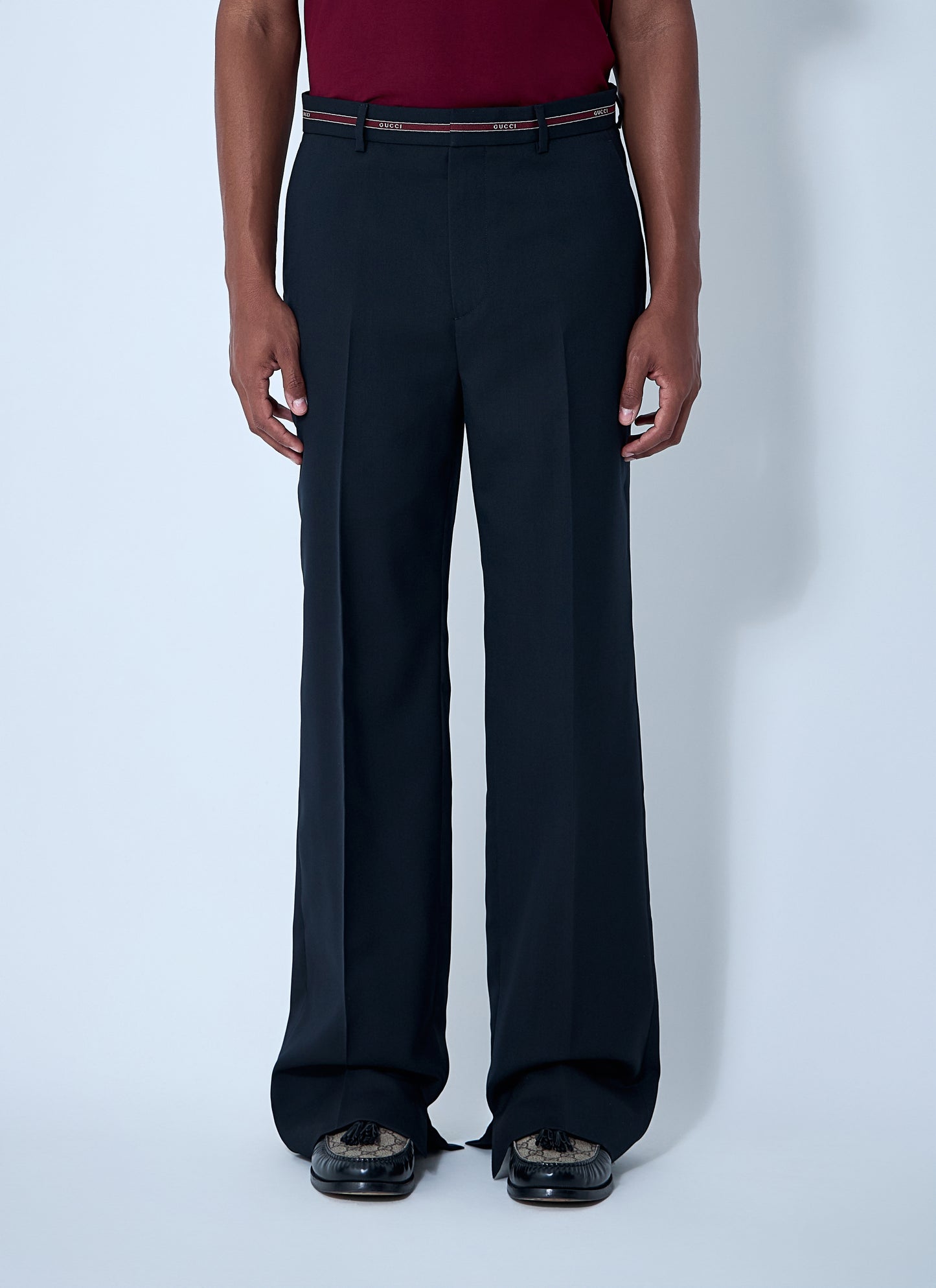 Gucci Men Tailored Wool Pants GUCCI
