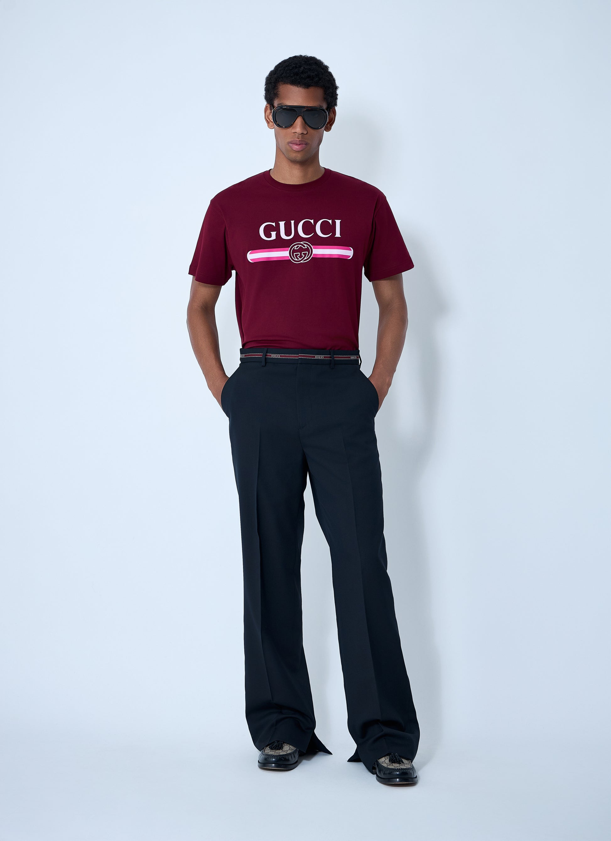 Gucci Men Tailored Wool Pants GUCCI