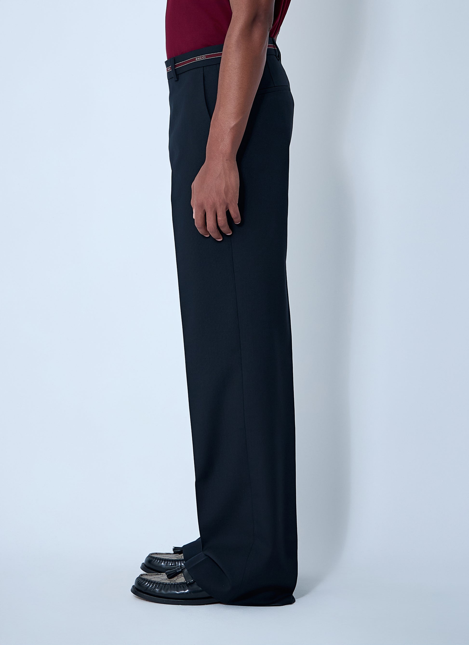 Gucci Men Tailored Wool Pants GUCCI