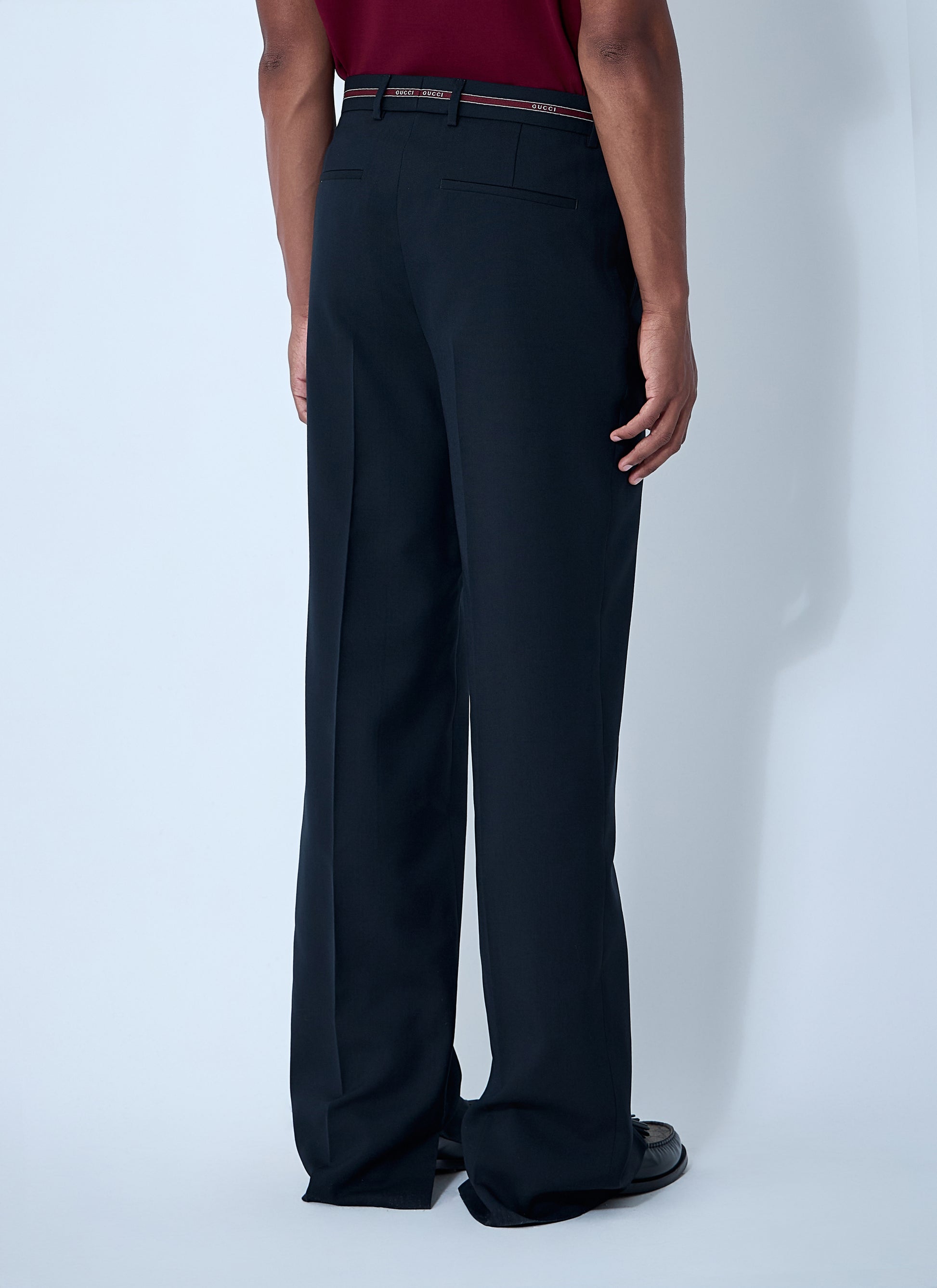 Gucci Men Tailored Wool Pants GUCCI