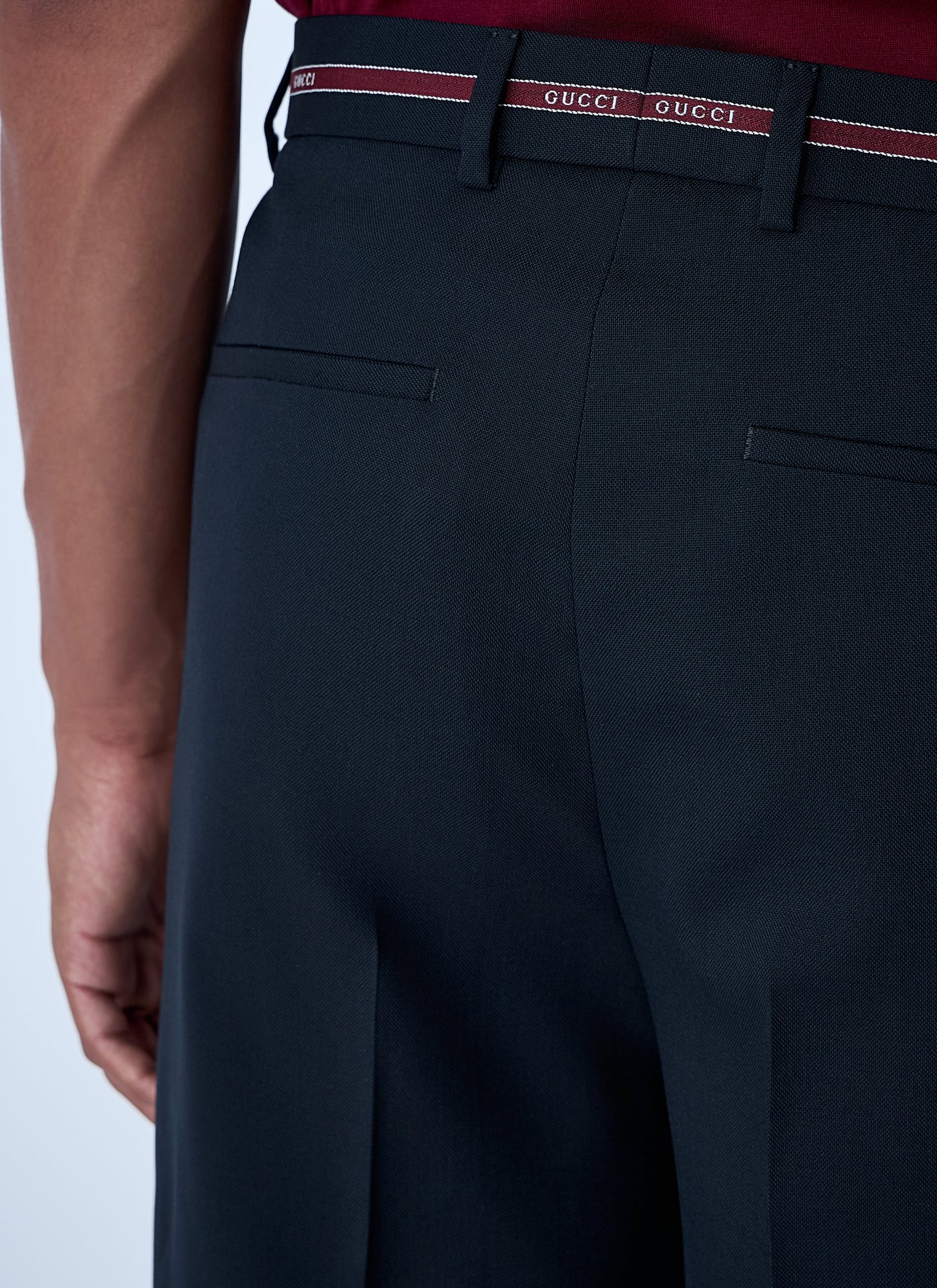 Gucci Men Tailored Wool Pants GUCCI