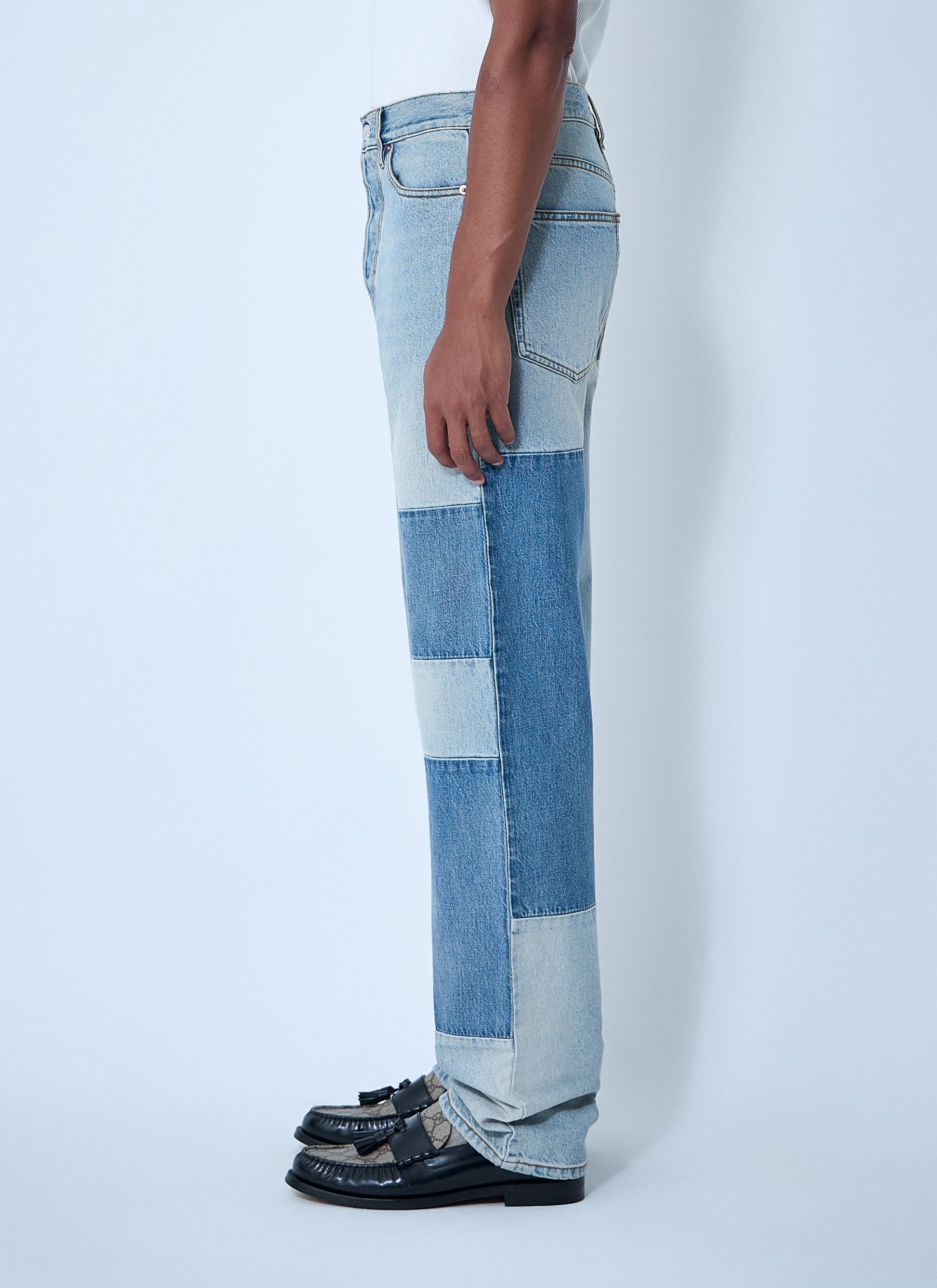 Gucci Men Contrast Panel Jeans GUCCI