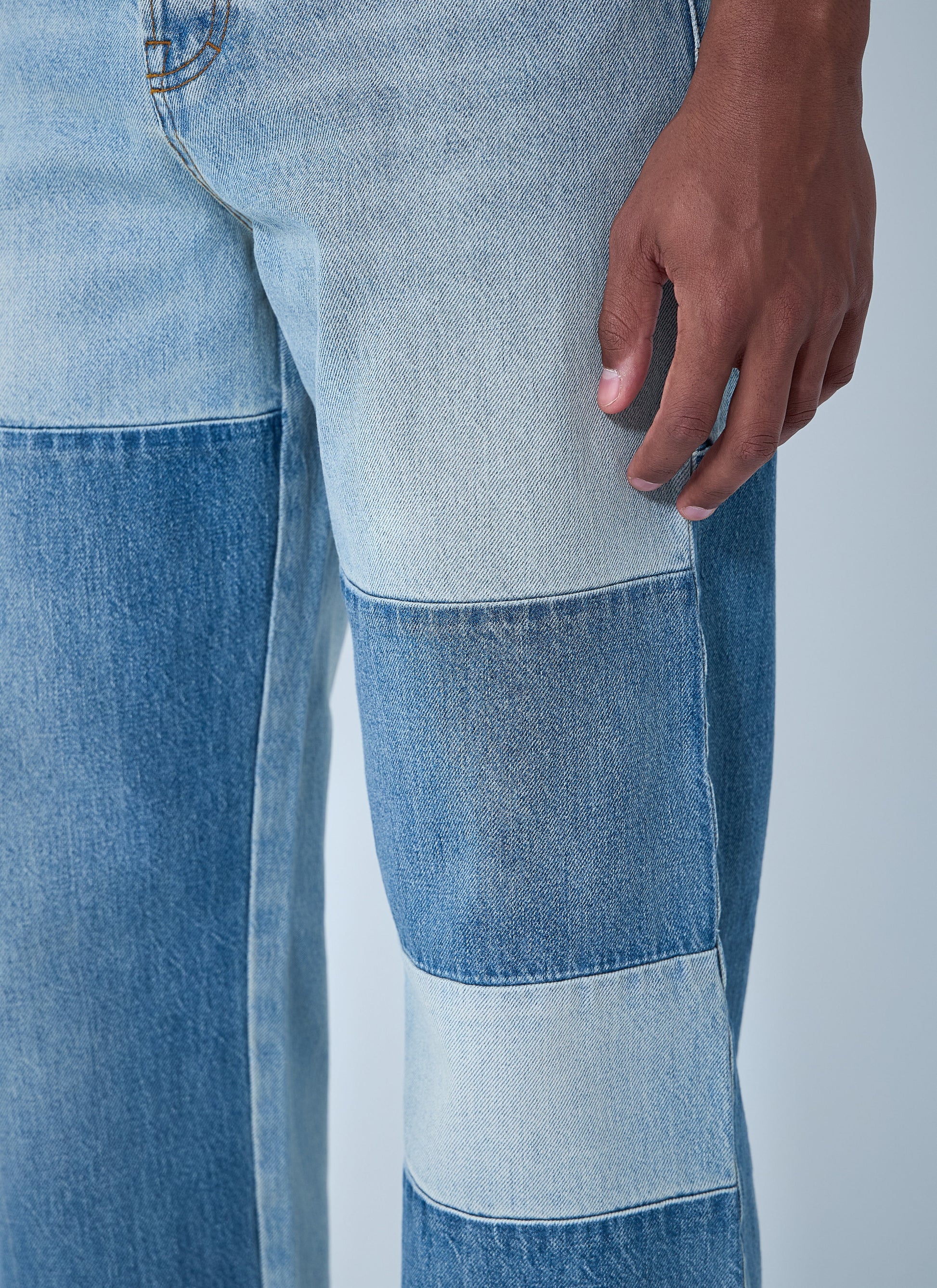 Gucci Men Contrast Panel Jeans GUCCI