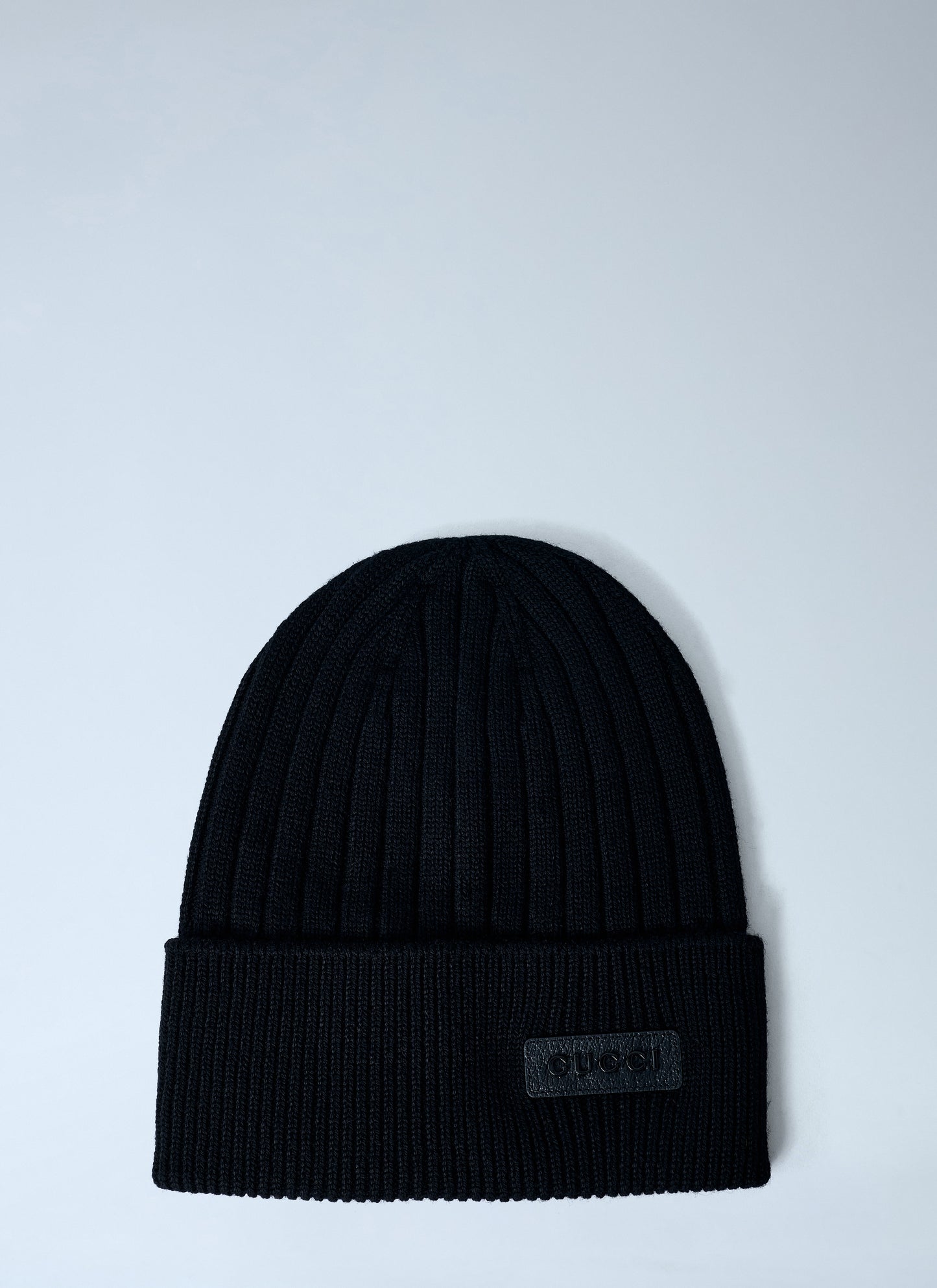 Gucci Men Logo Motif Beanie Hat GUCCI