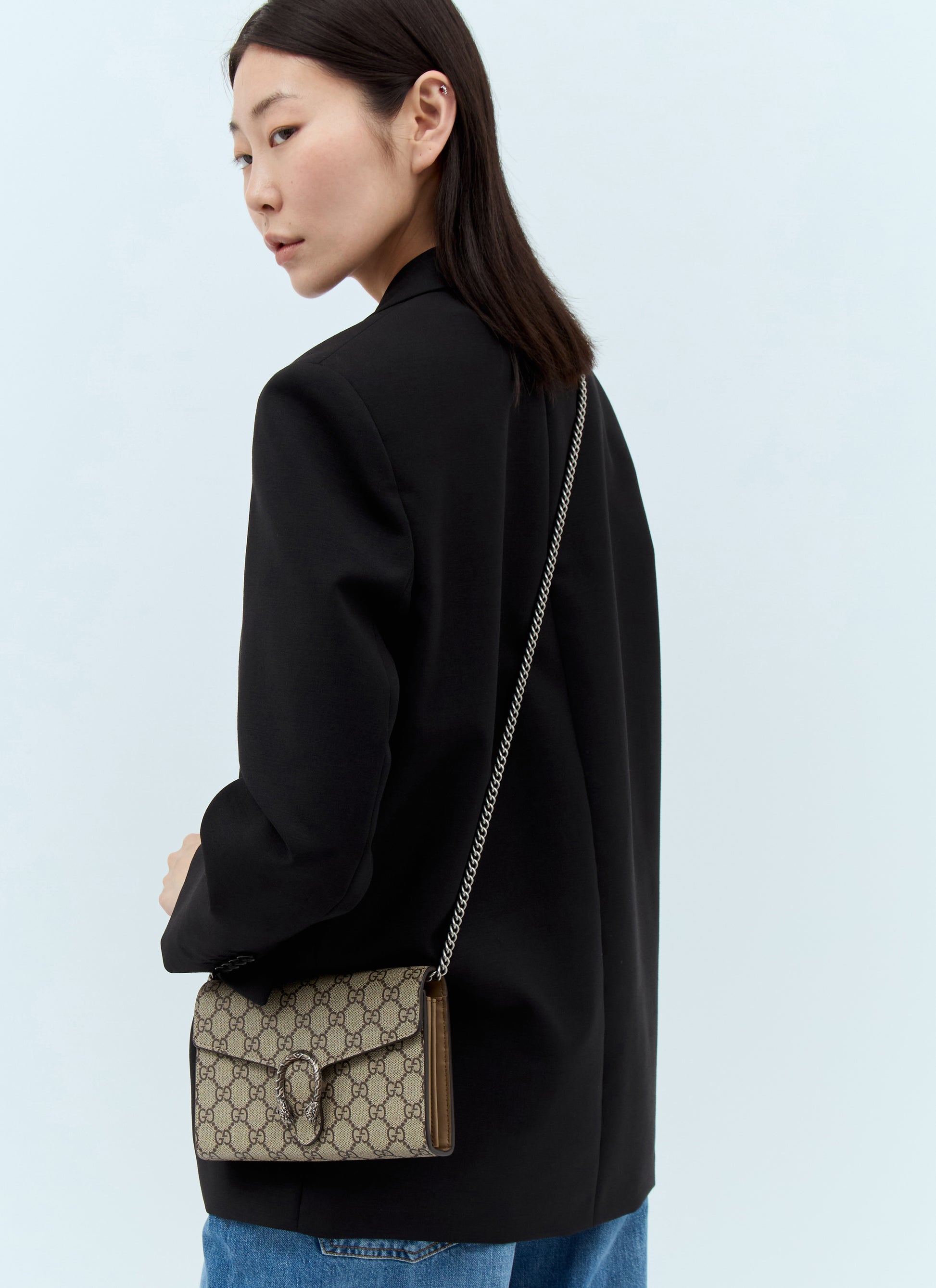 Gucci Women Dionysus Supreme Chain Shoulder Bag GUCCI