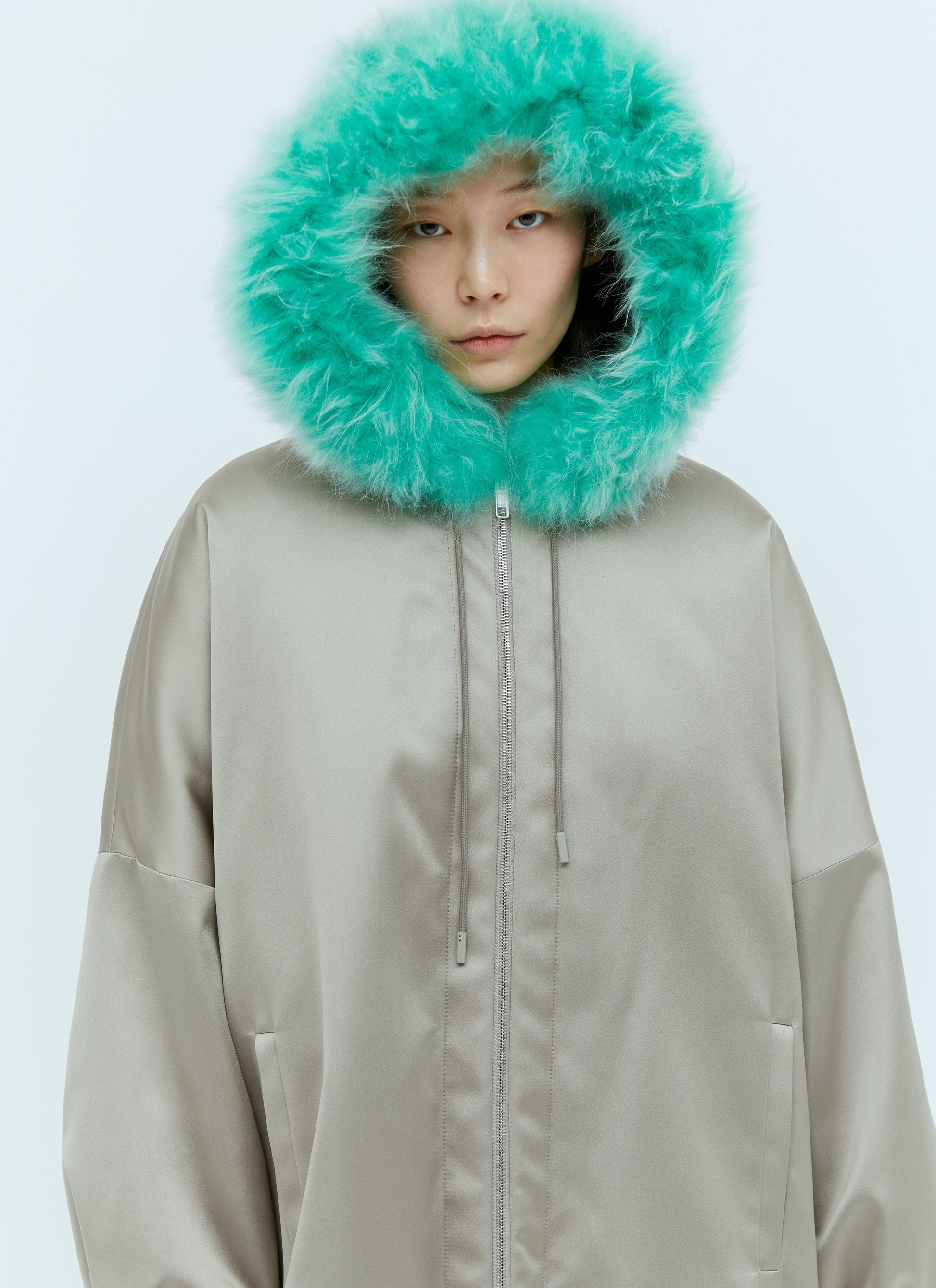 Gucci Women Satin Bomber Jacket GUCCI