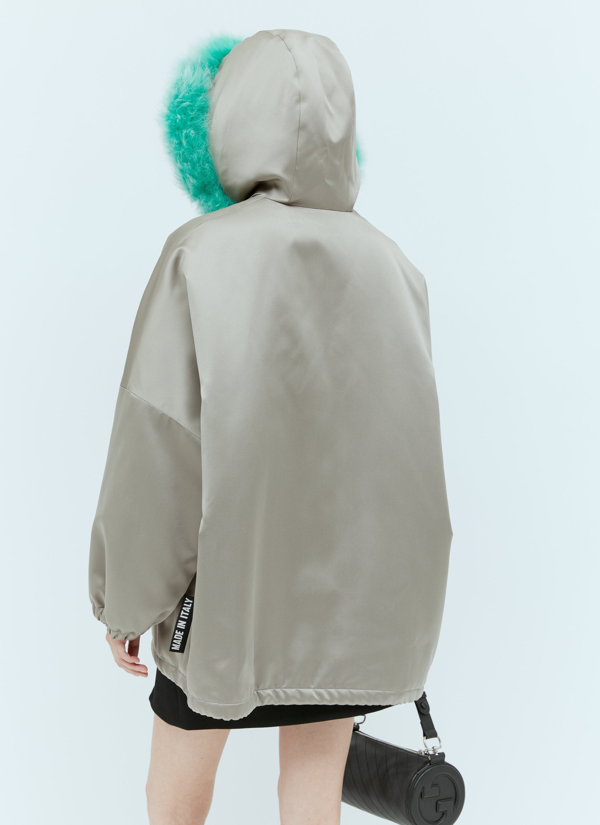 Gucci Women Satin Bomber Jacket GUCCI