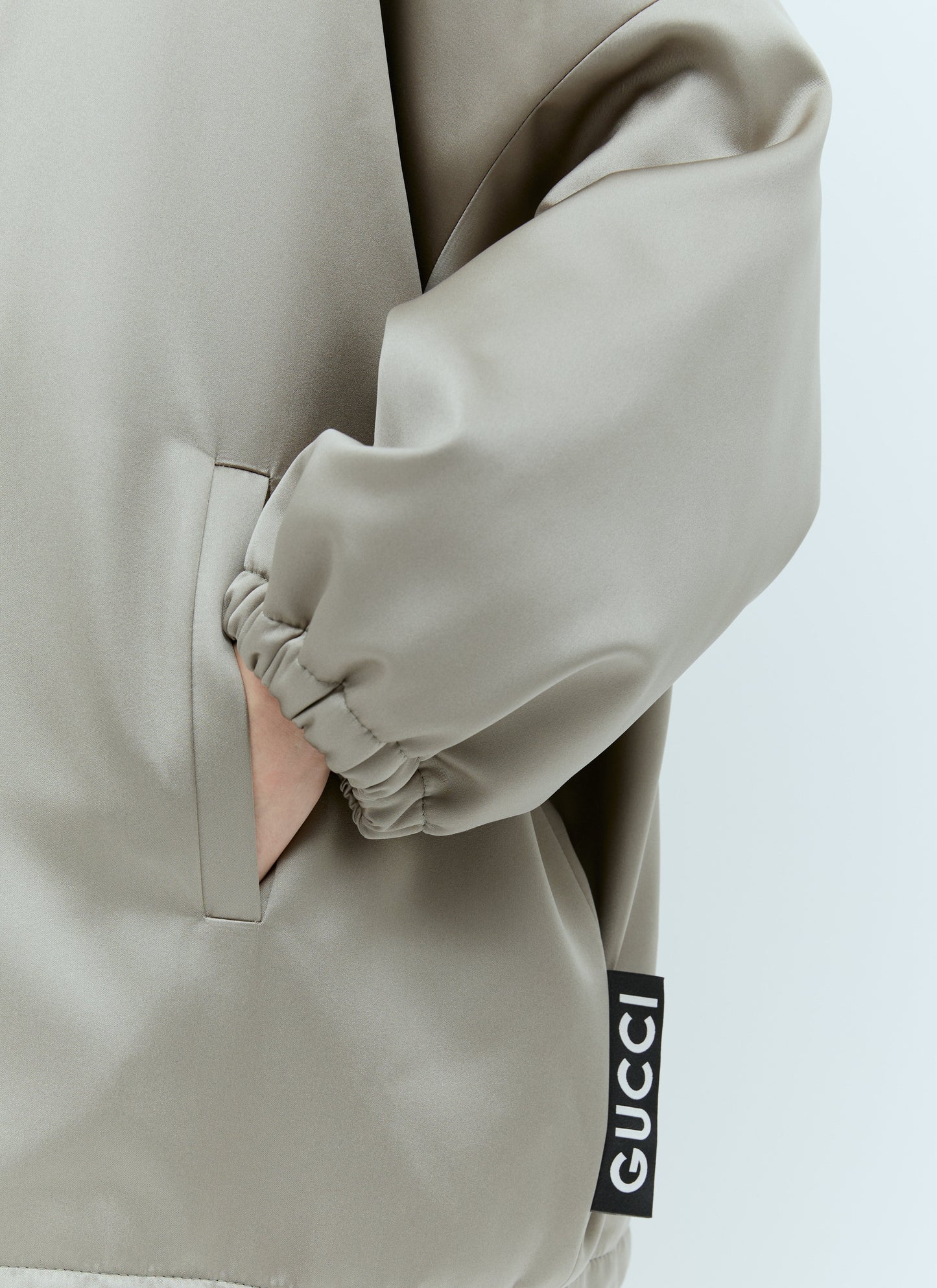 Gucci Women Satin Bomber Jacket GUCCI
