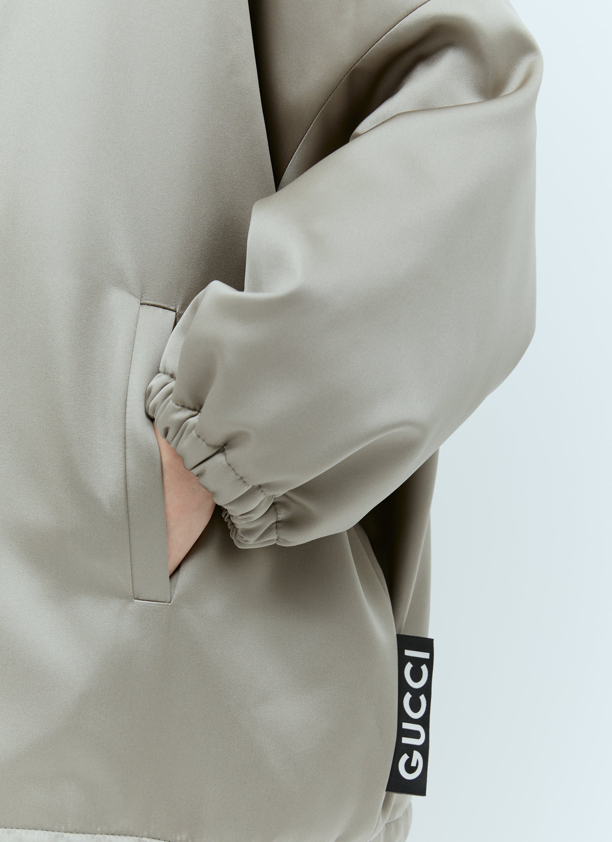 Gucci Women Satin Bomber Jacket GUCCI