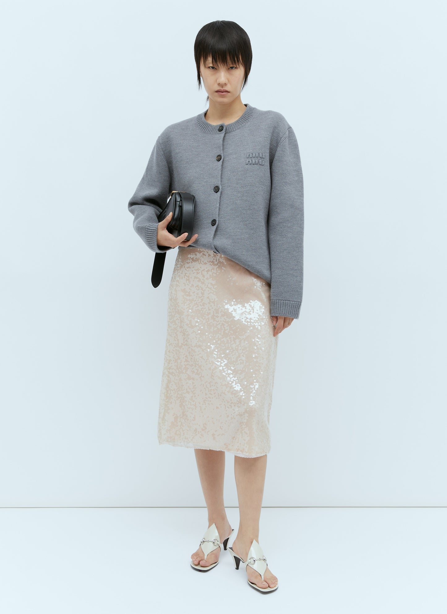 Gucci Women Sequin-Embroidered Tulle Skirt GUCCI