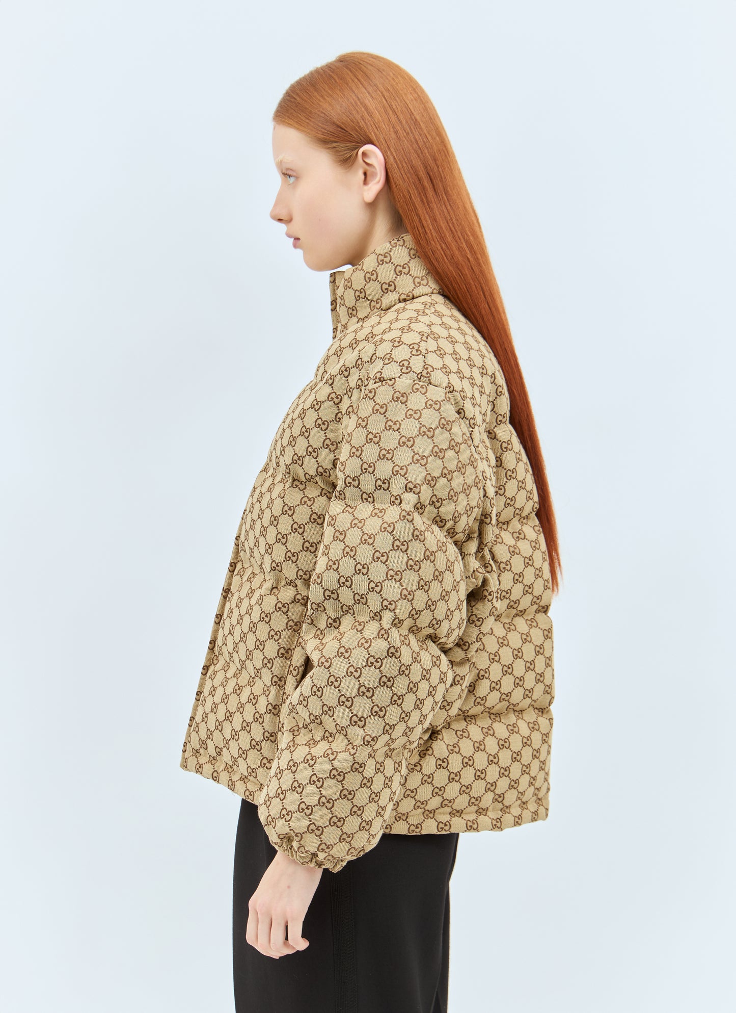 Gucci Women Gg Canvas Bomber Jacket GUCCI
