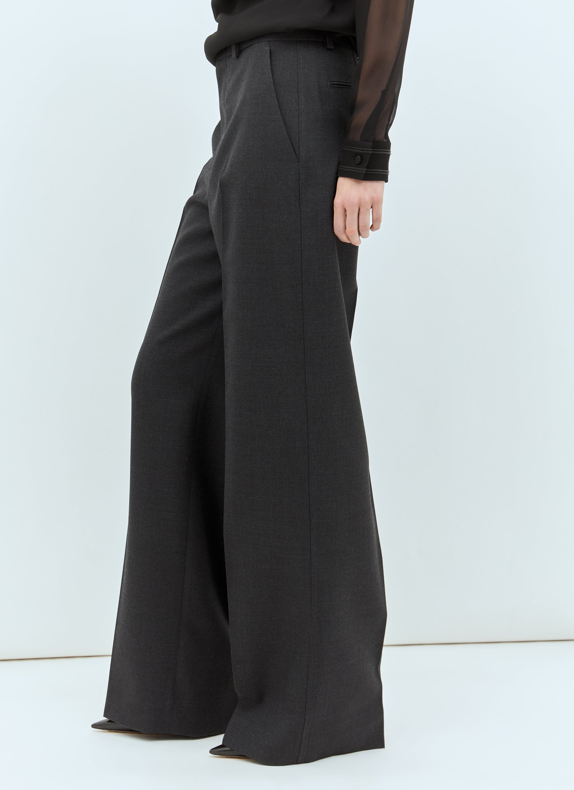 Gucci Women Wool Tailored Pants GUCCI