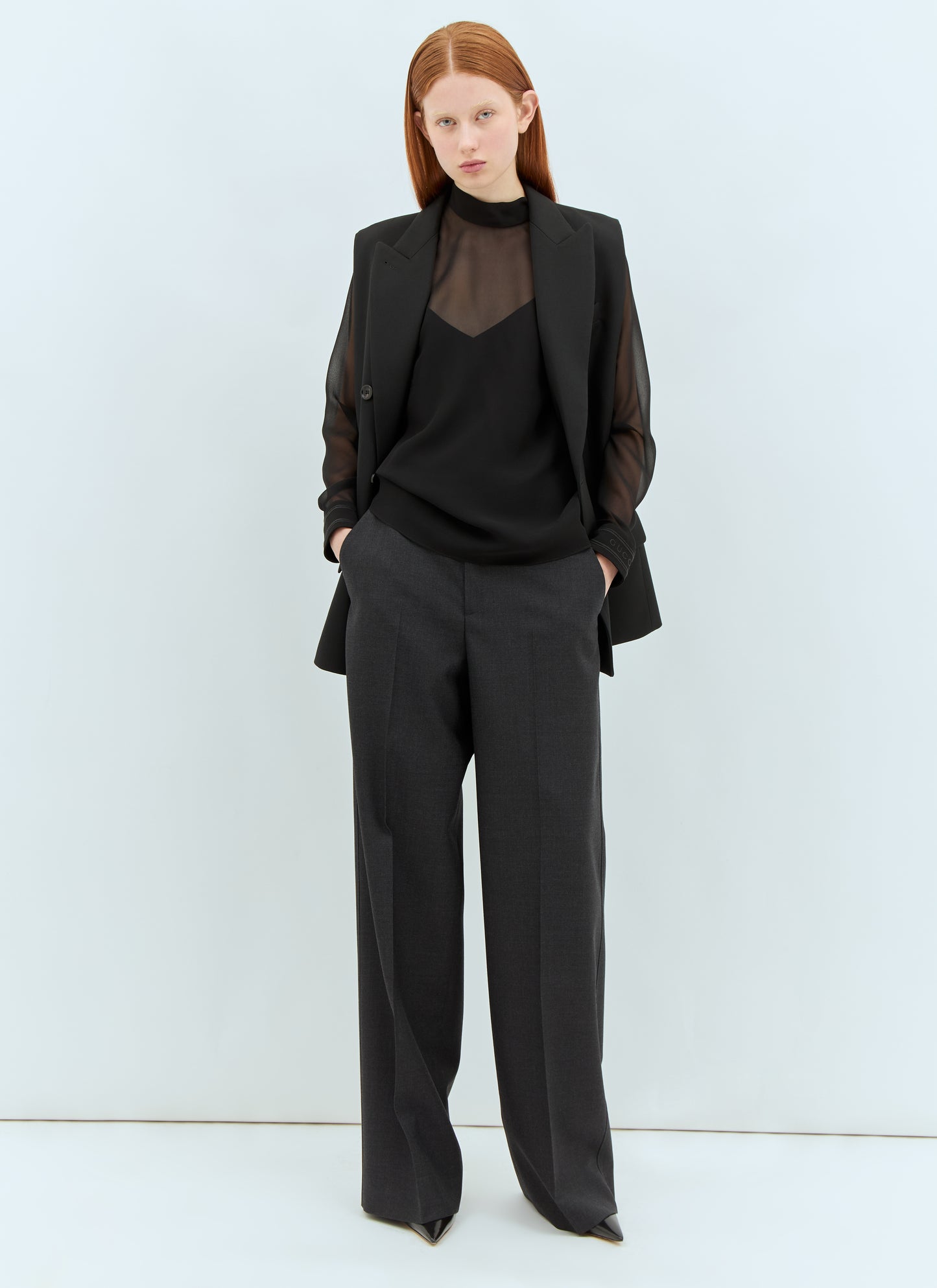 Gucci Women Wool Tailored Pants GUCCI