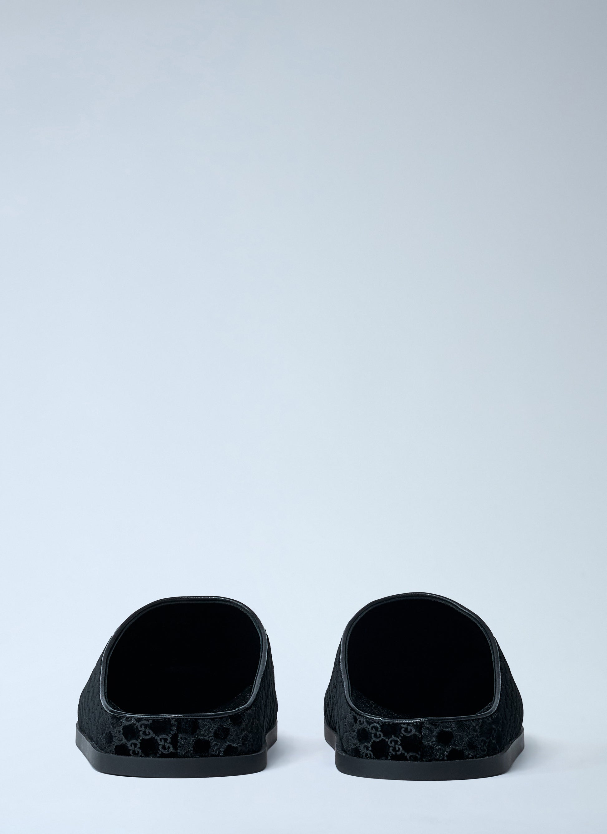 Gucci Women Velvet Horsebit Mules GUCCI