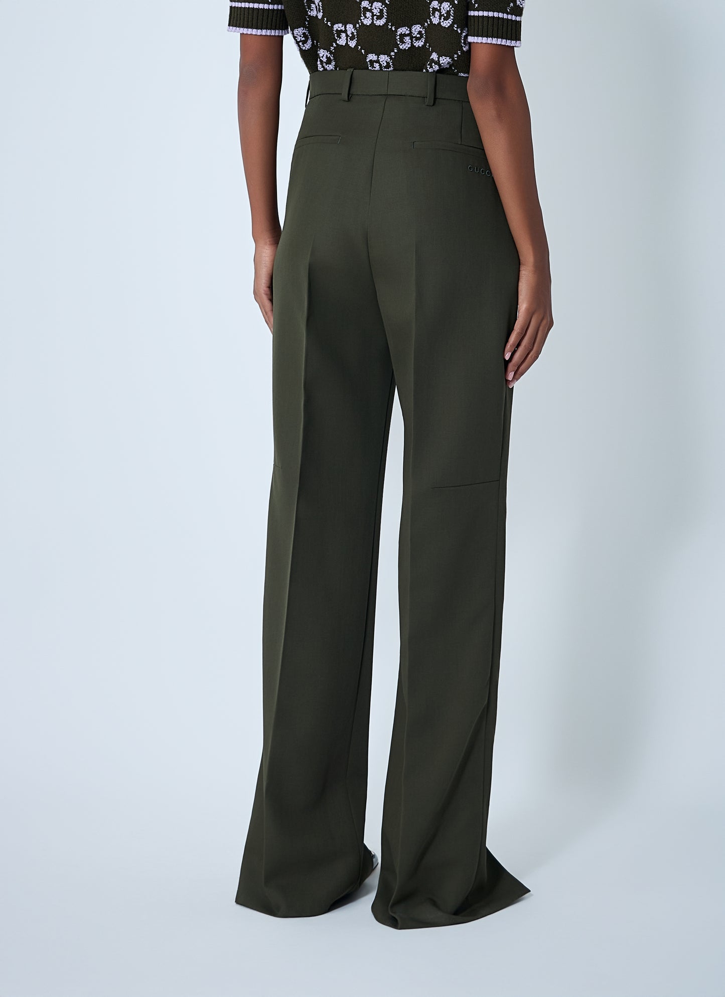 Gucci Women Tailored Wool Pants GUCCI