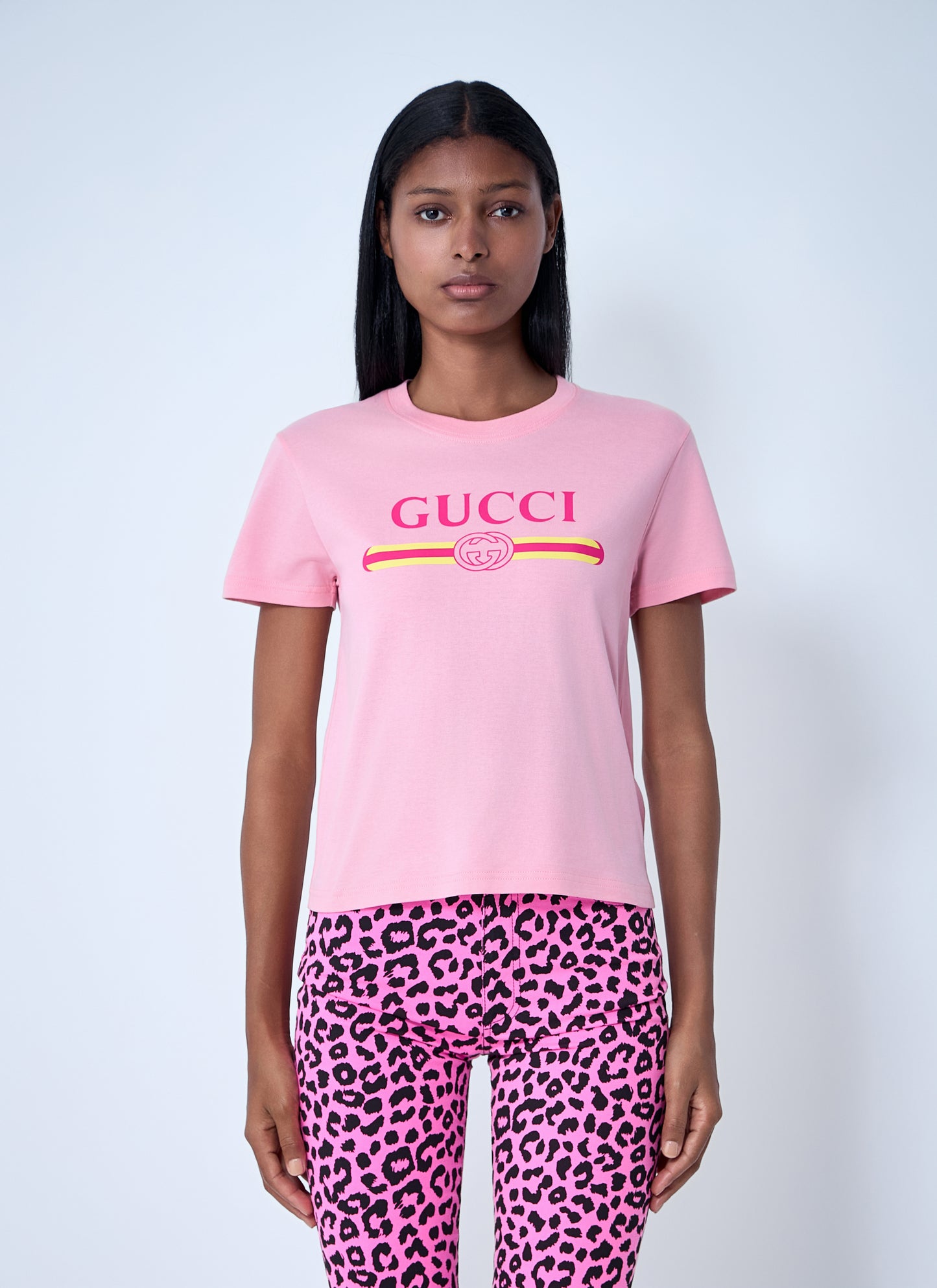 Gucci Women Logo Motif T-Shirt GUCCI