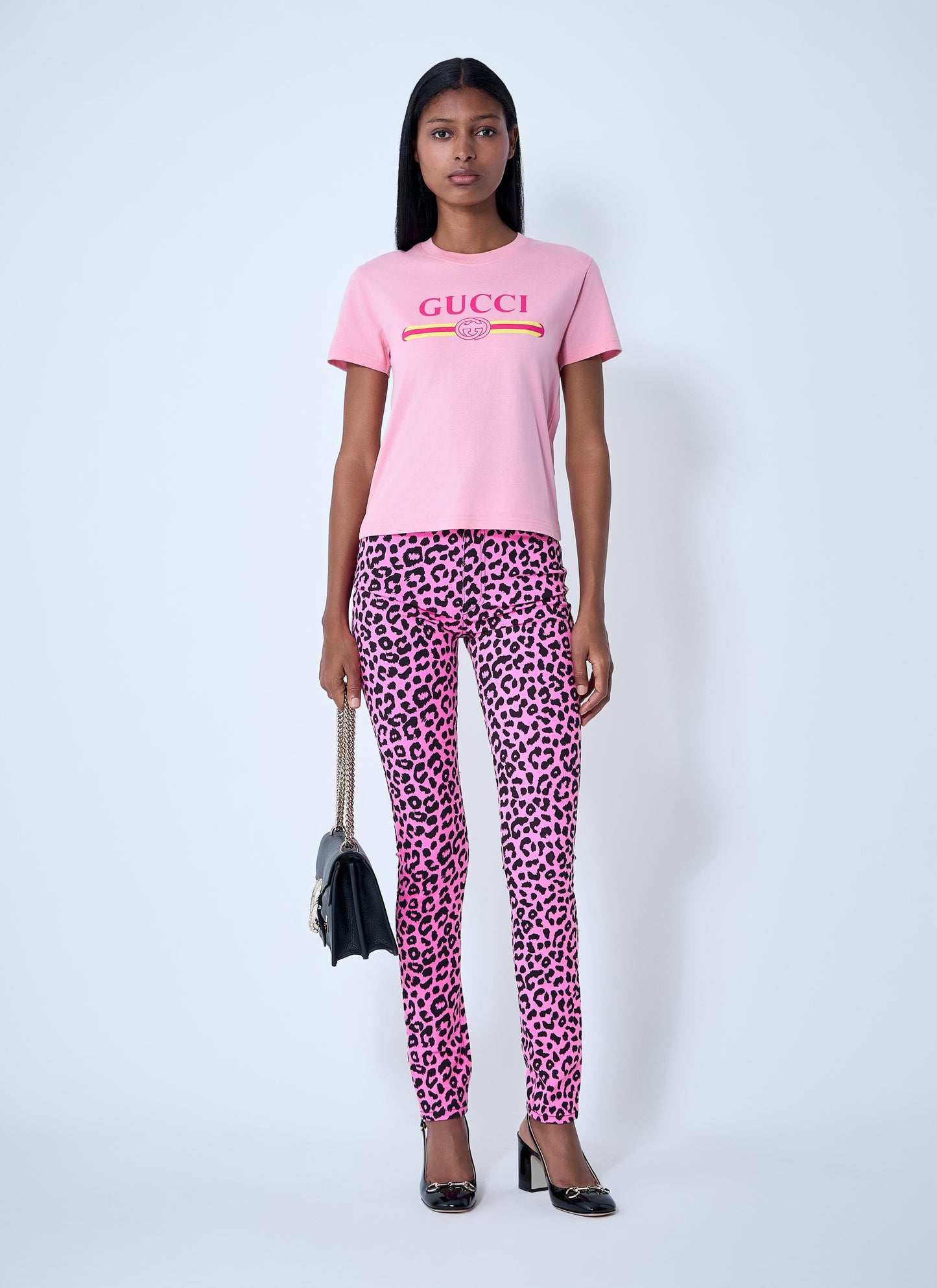 Gucci Women Logo Motif T-Shirt GUCCI
