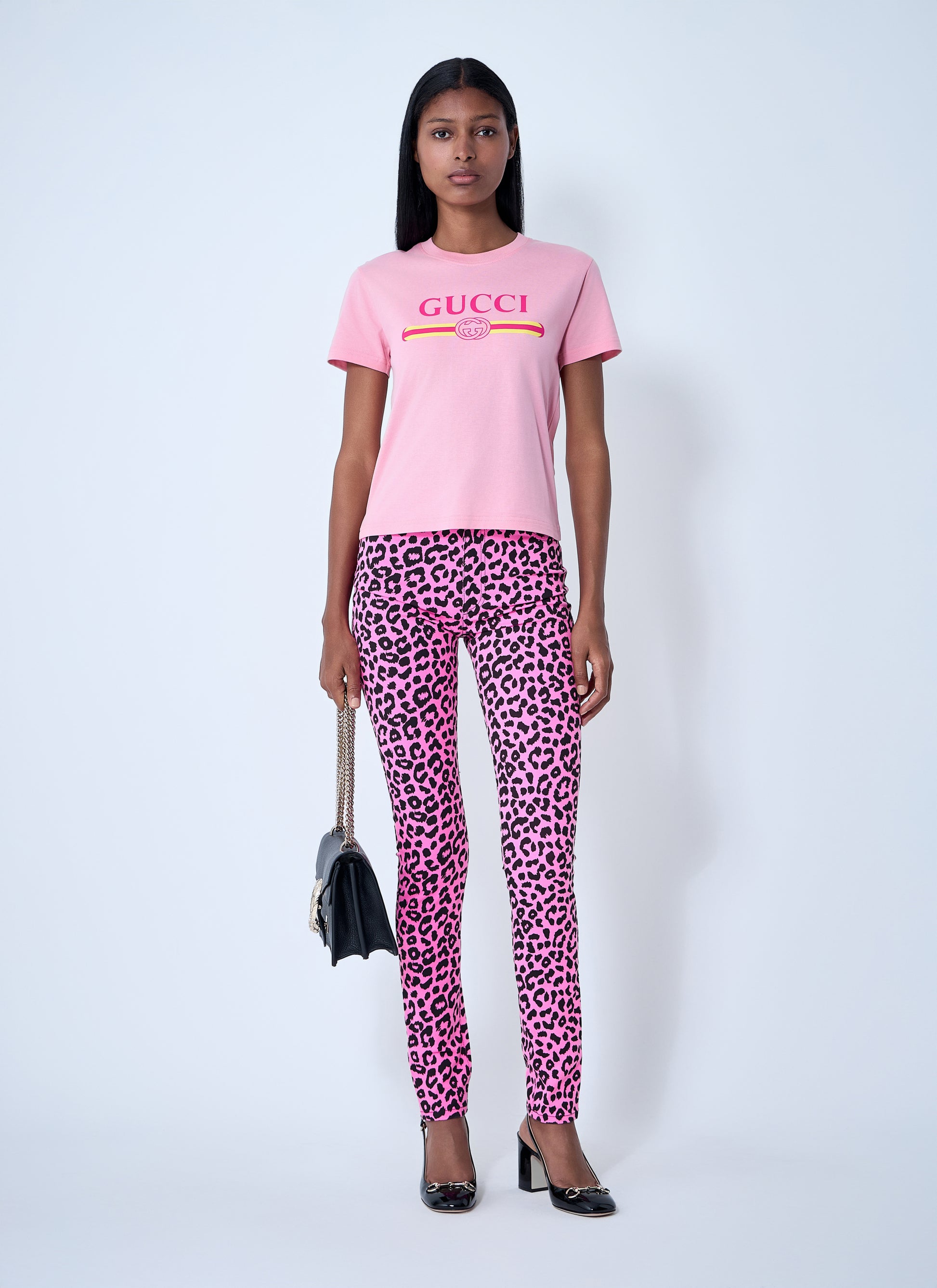Gucci Women Logo Motif T-Shirt GUCCI