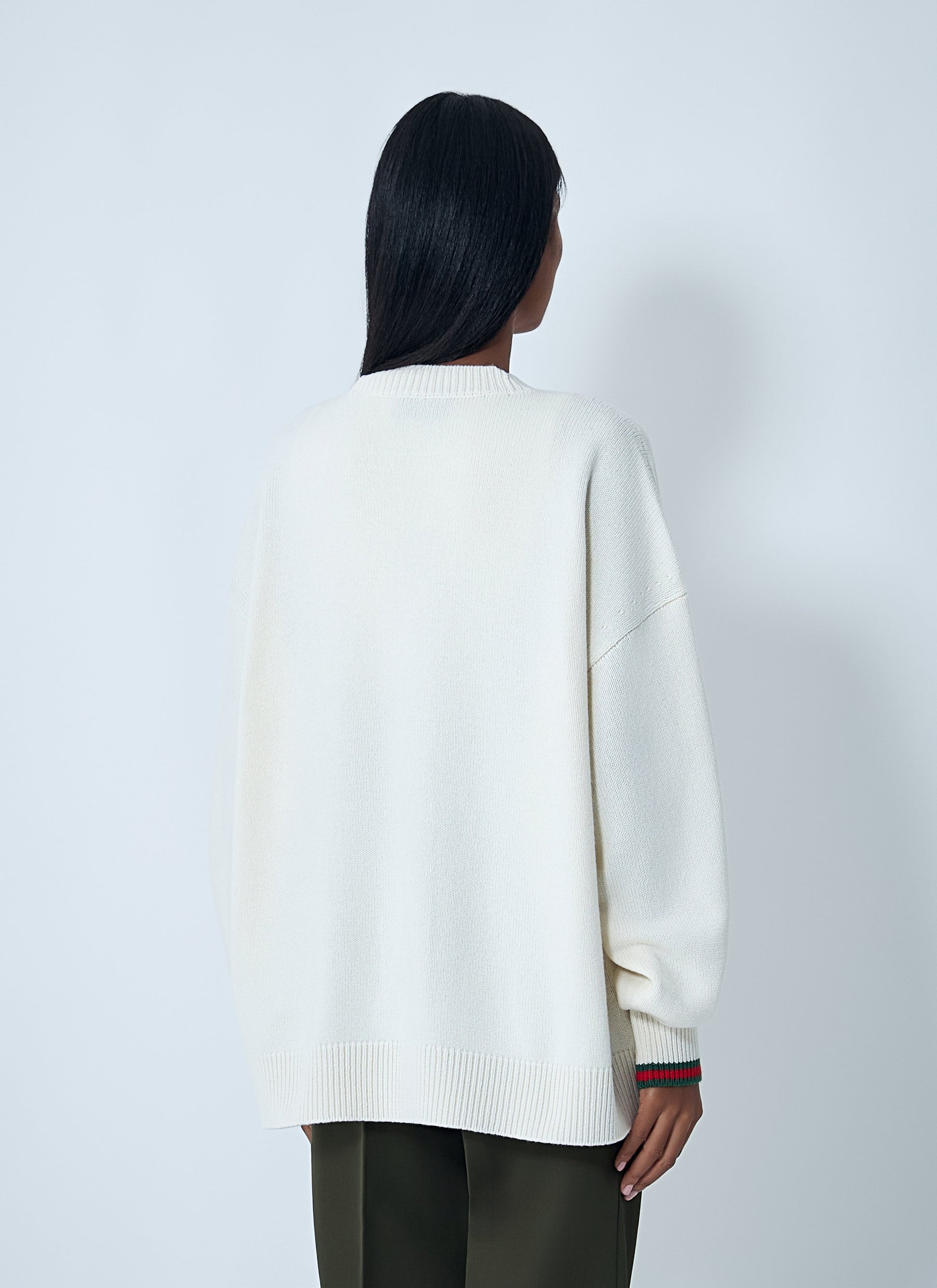 Gucci Women Web Trim Cardigan GUCCI
