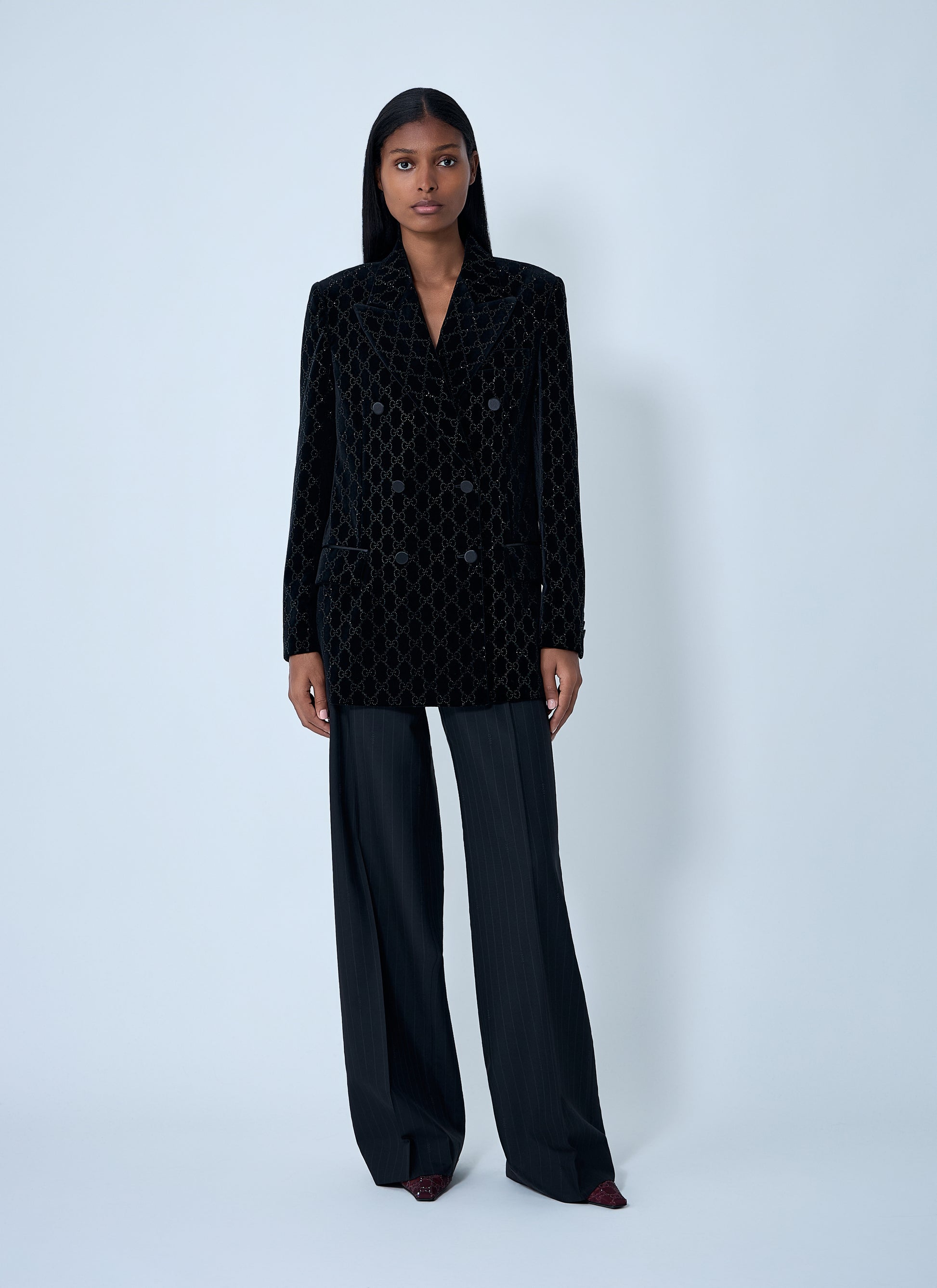 Gucci Women Tailored Wool Pants GUCCI