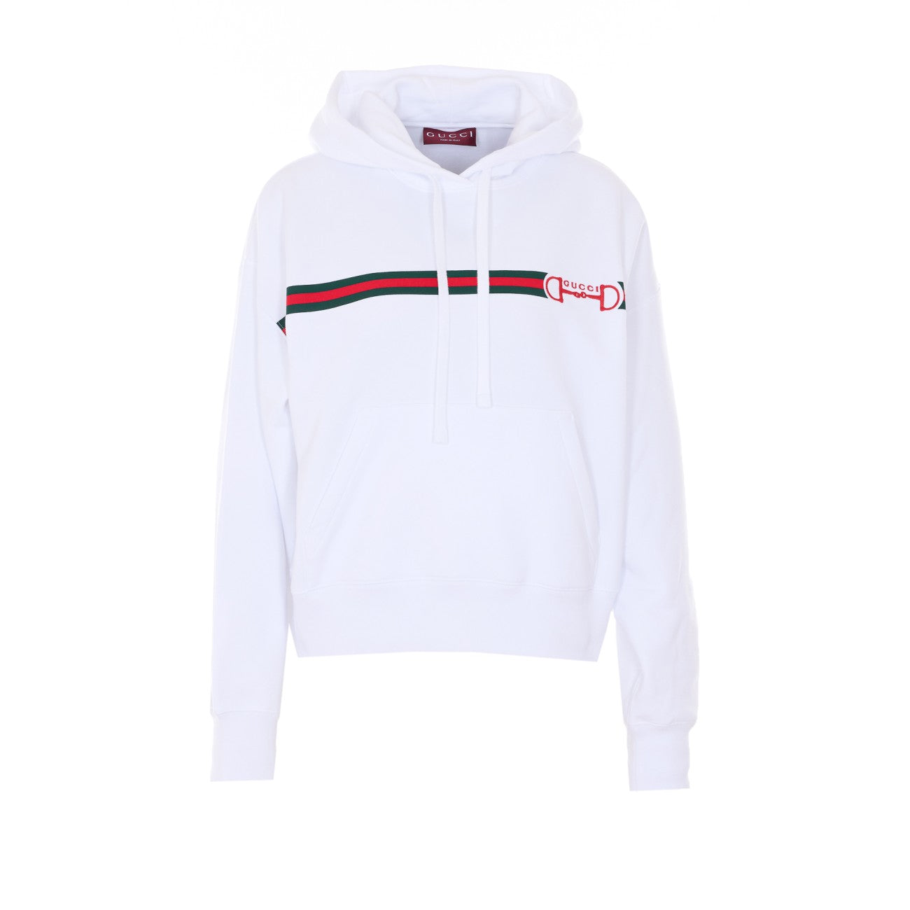Gucci Women Gucci Clamp Logo Hoodie GUCCI