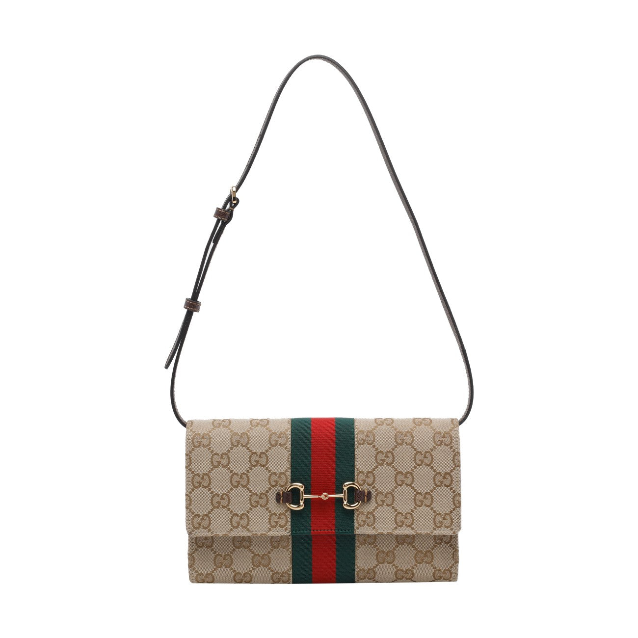 Gucci Women Gucci Horsebit Web Wallet GUCCI