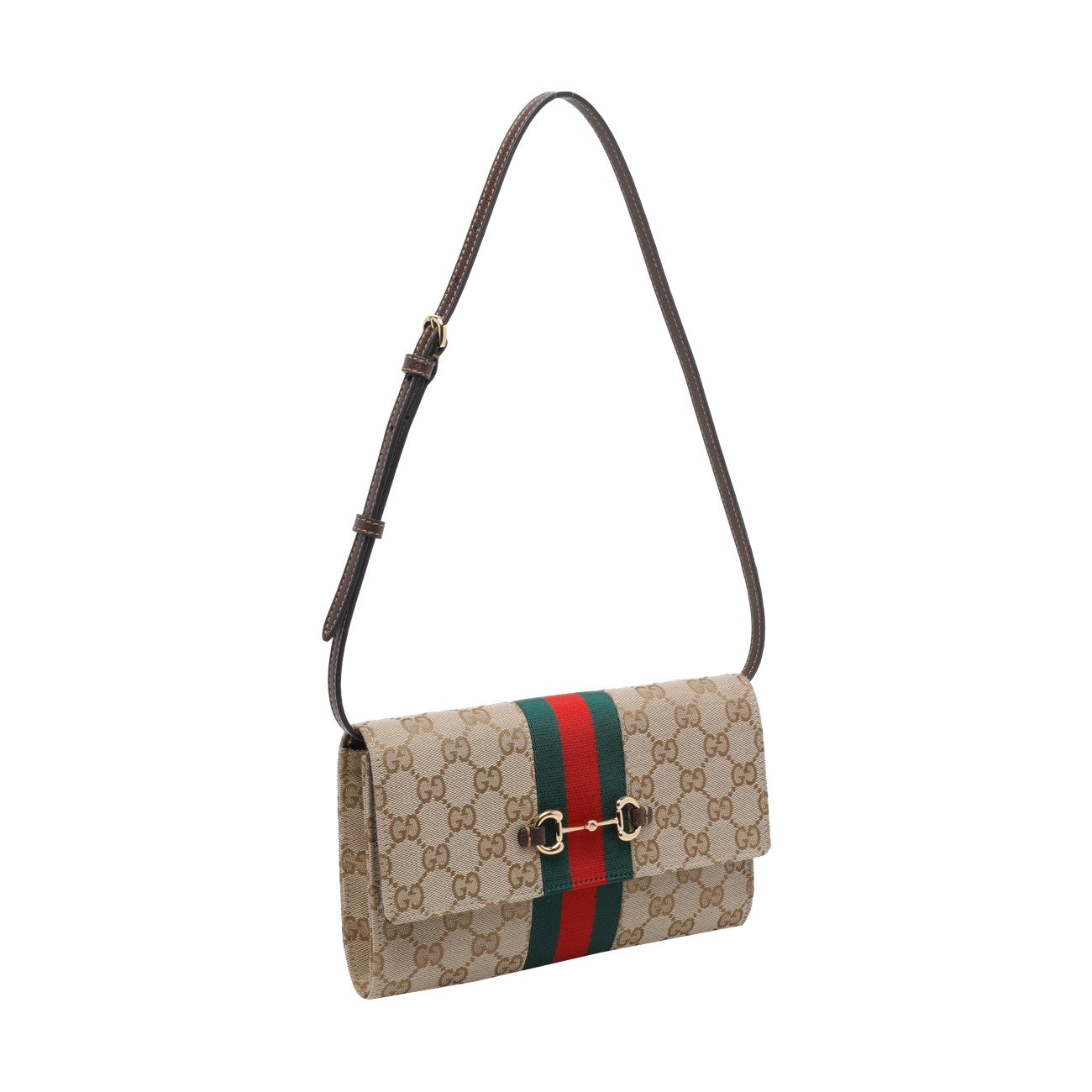 Gucci Women Gucci Horsebit Web Wallet GUCCI