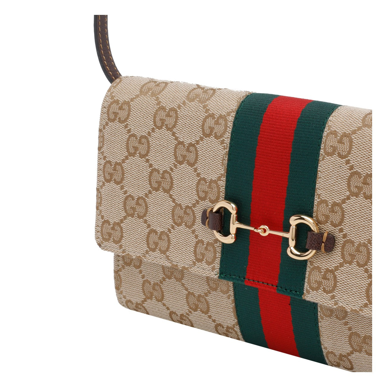 Gucci Women Gucci Horsebit Web Wallet GUCCI