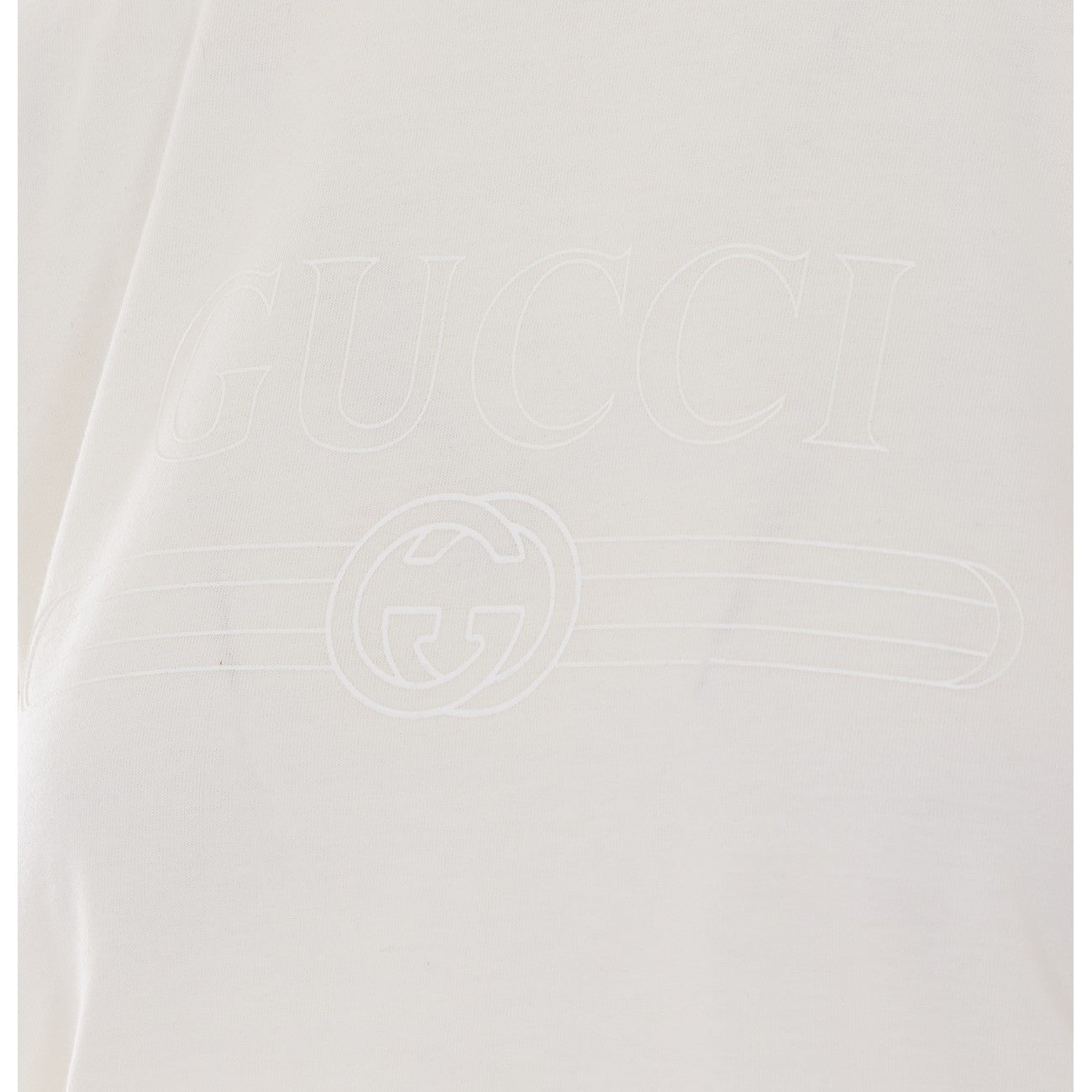 Gucci Women Gucci Incrocio Gg T-Shirt With Web GUCCI