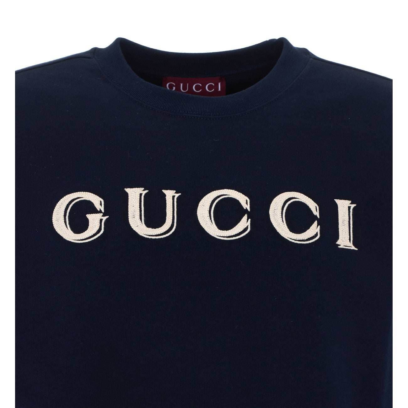 Gucci Men Gucci Logo Embroidery Sweatshirt GUCCI