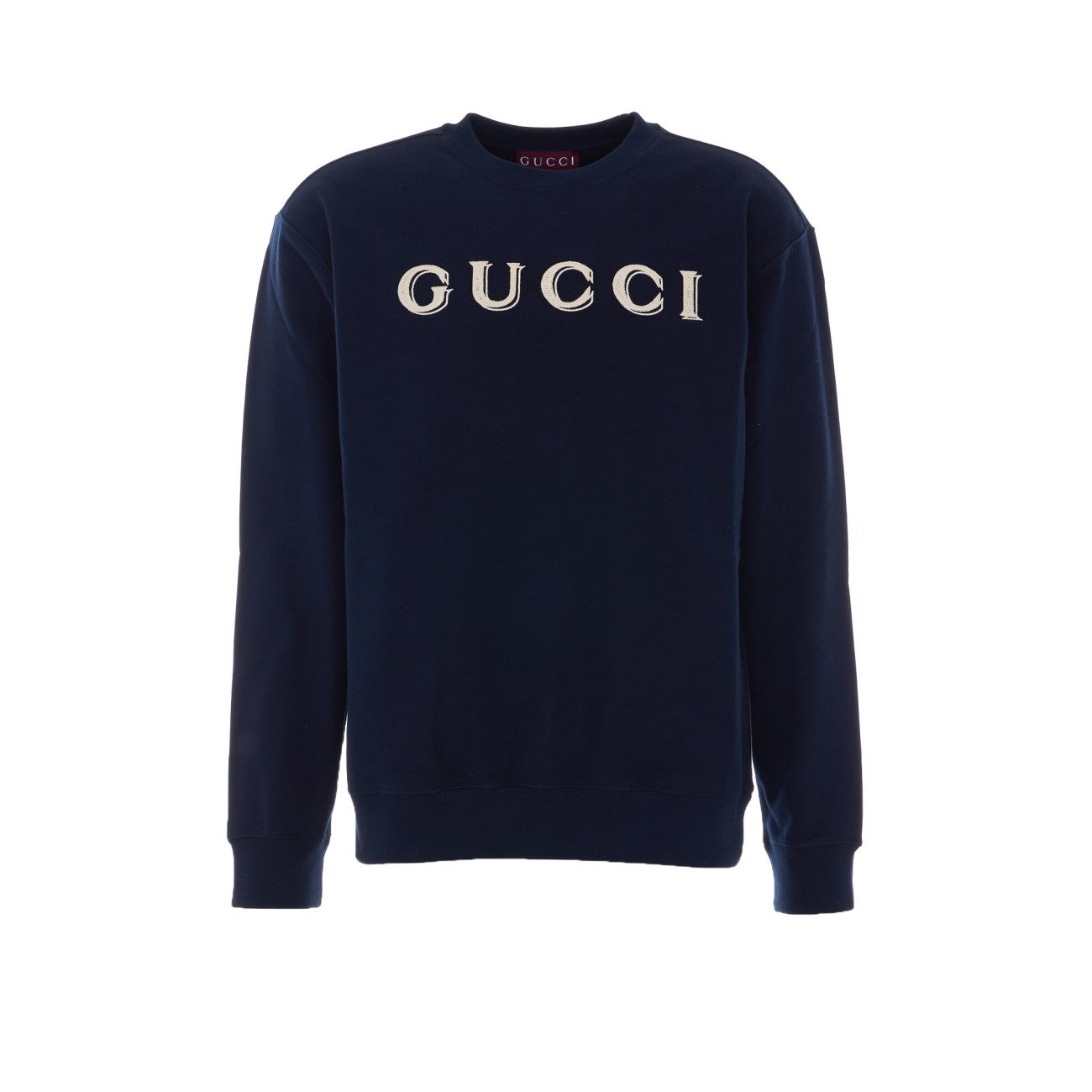 Gucci Men Gucci Logo Embroidery Sweatshirt GUCCI